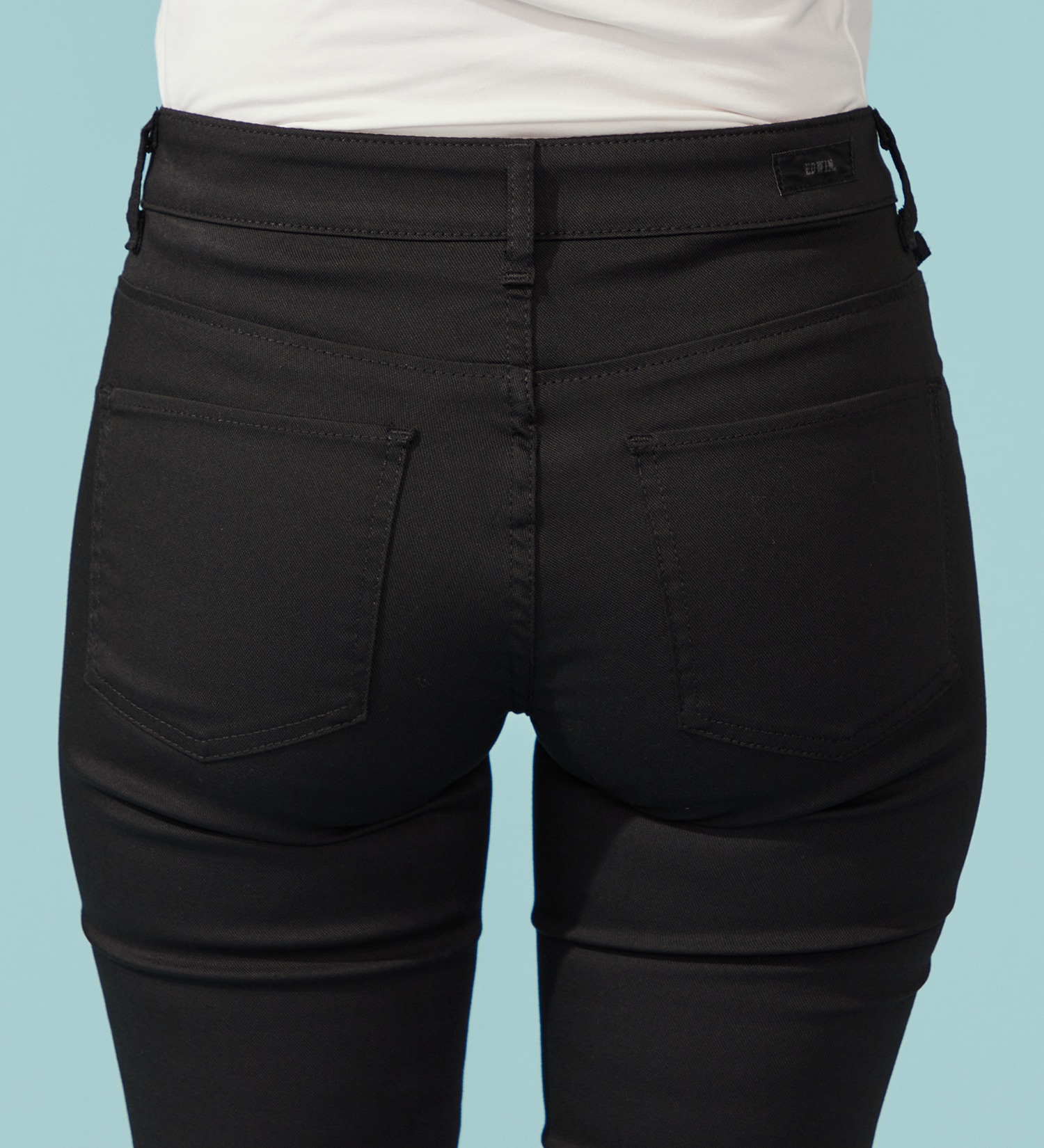 EDWIN(エドウイン)の【予約P】【WEB限定】EDWIN LADIES ハタラクロ COOL 涼しいスリムストレートパンツ【涼】|パンツ/パンツ/レディース|ブラック