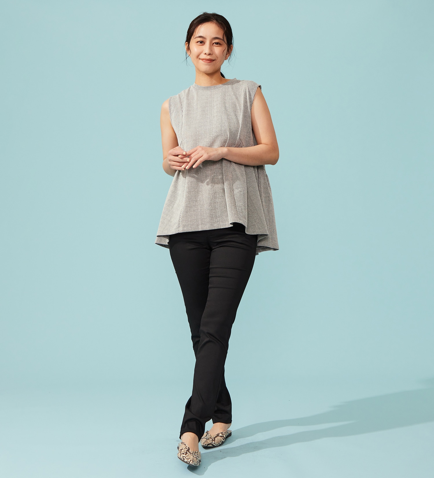 EDWIN(エドウイン)の【予約P】【WEB限定】EDWIN LADIES ハタラクロ COOL 涼しいスリムストレートパンツ【涼】|パンツ/パンツ/レディース|ブラック