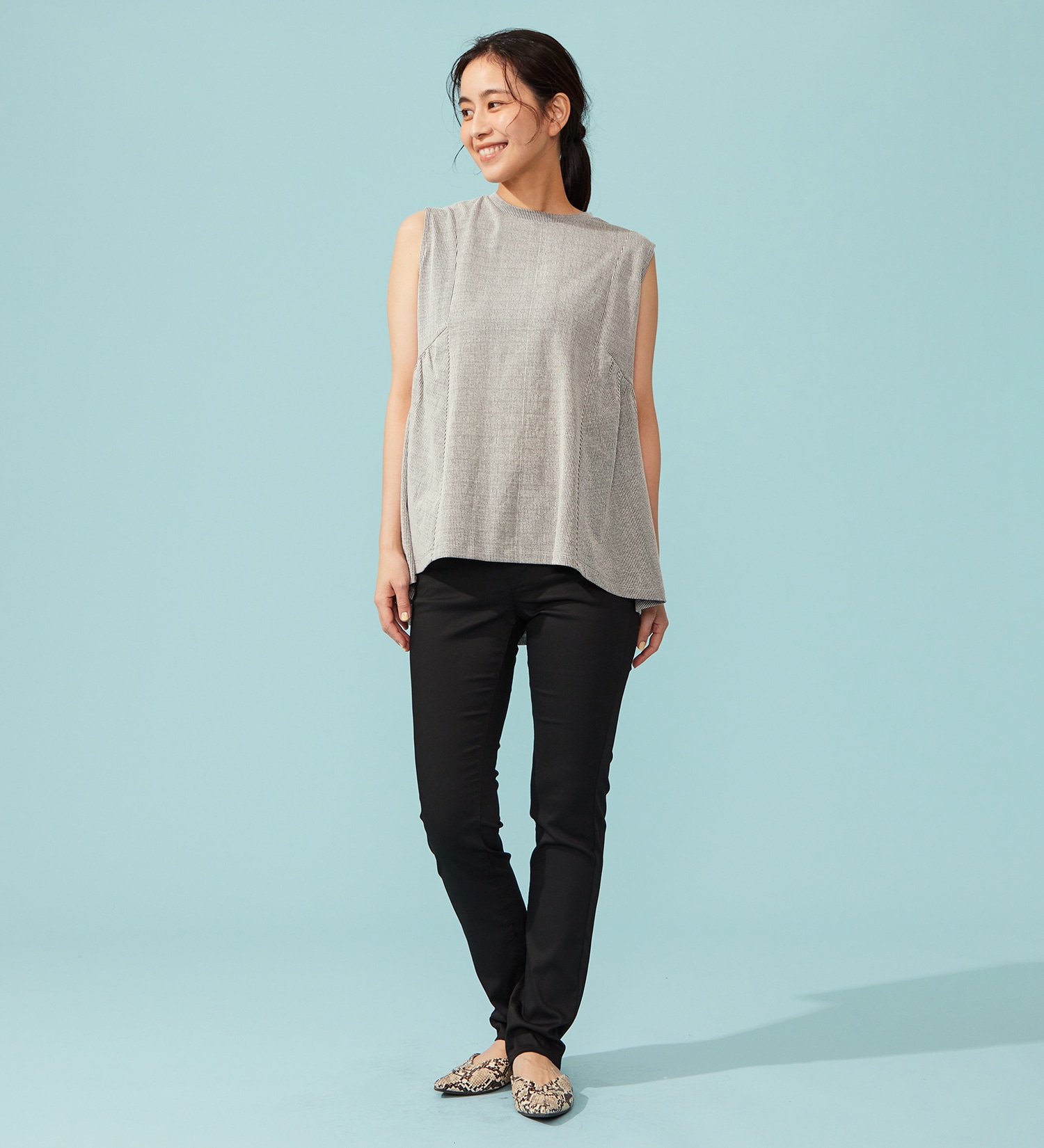 EDWIN(エドウイン)の【予約P】【WEB限定】EDWIN LADIES ハタラクロ COOL 涼しいスリムストレートパンツ【涼】|パンツ/パンツ/レディース|ブラック