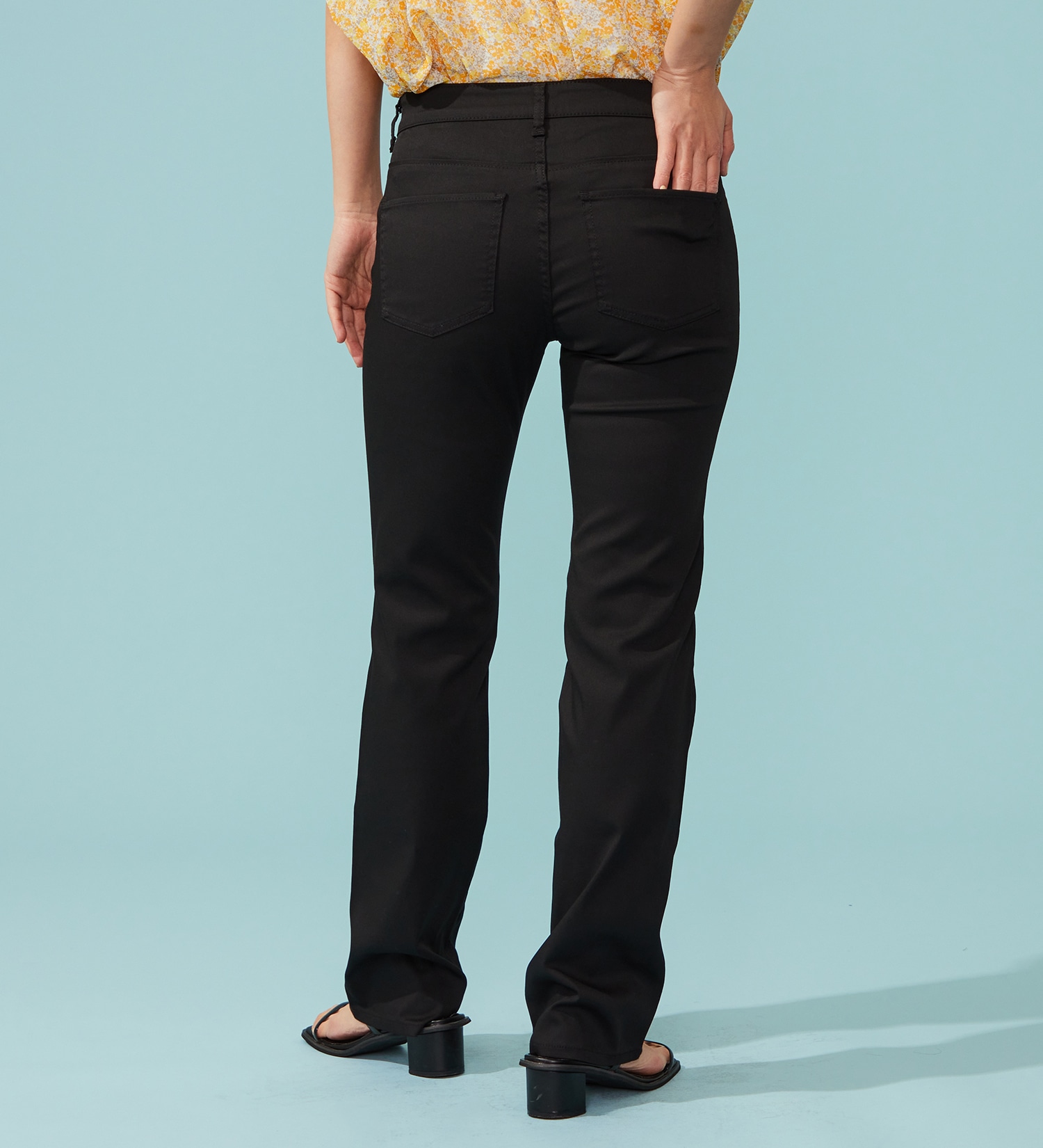 EDWIN(エドウイン)の【予約P】【WEB限定】EDWIN LADIES ハタラクロ COOL 涼しいストレートパンツ【涼】|パンツ/パンツ/レディース|ブラック