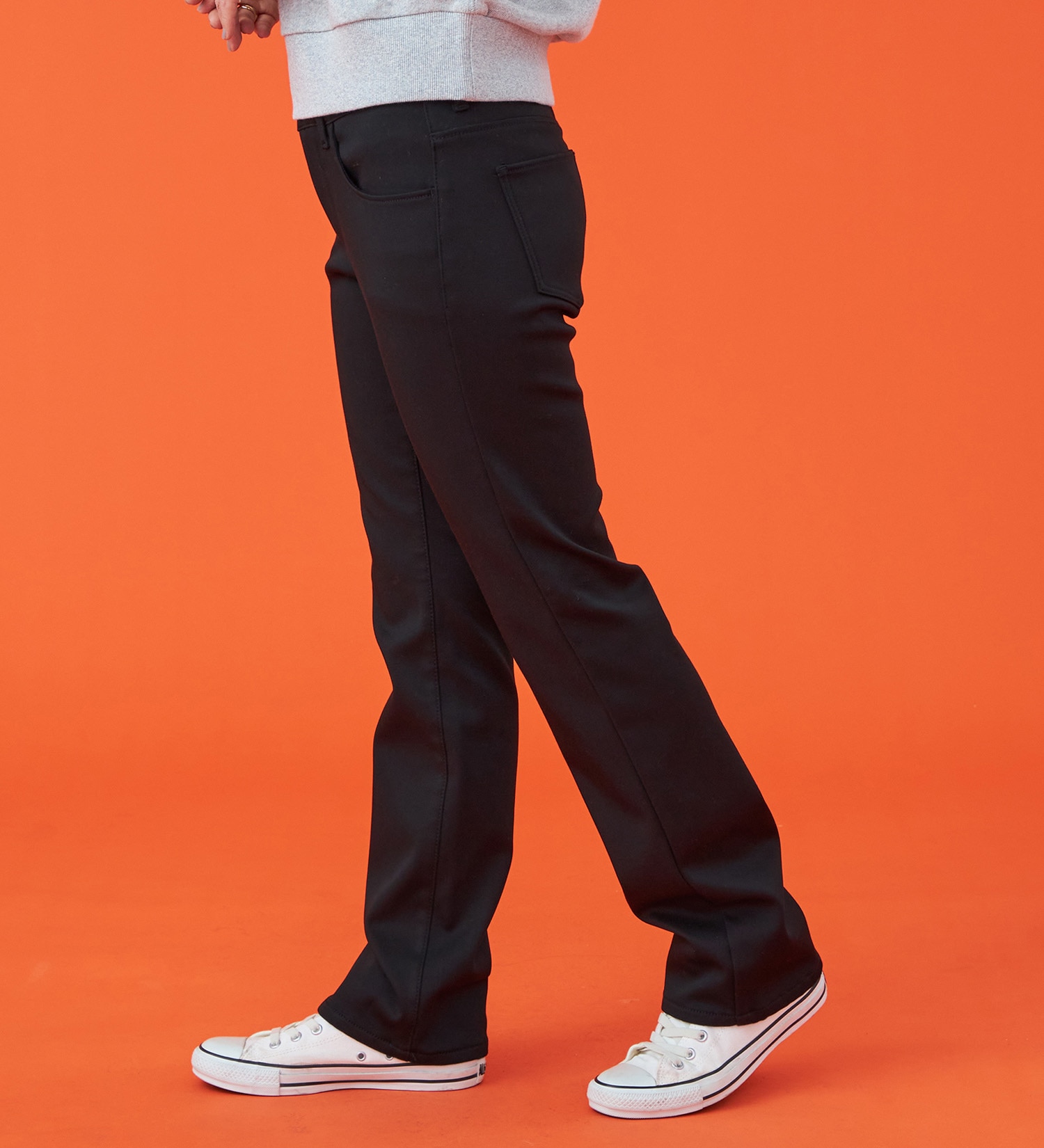 EDWIN(エドウイン)の【予約P】【WEB限定】EDWIN LADIES ハタラクロ BODY FIREストレートパンツ【暖】【冬用】|パンツ/パンツ/レディース|ブラック
