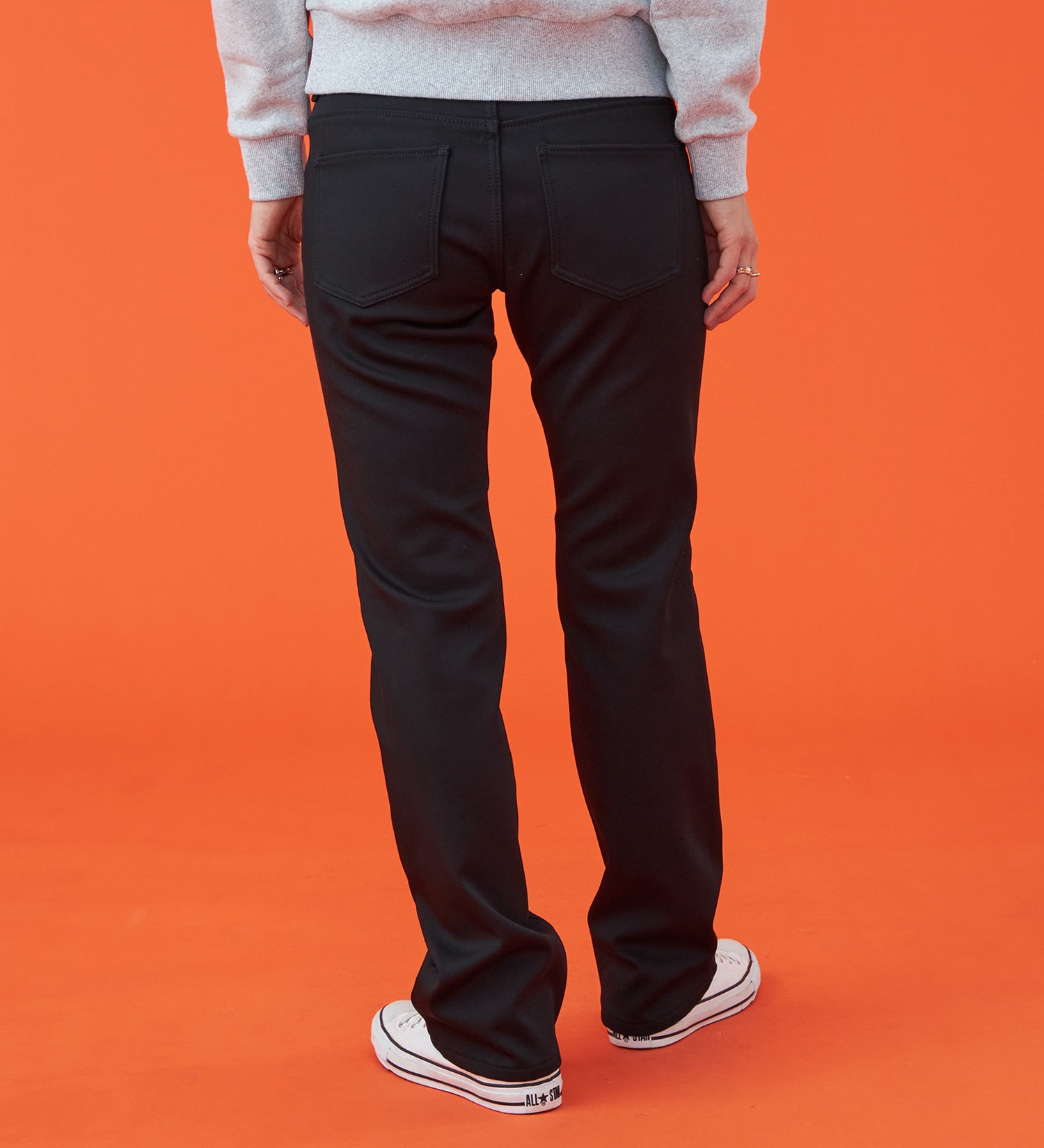 EDWIN(エドウイン)の【予約P】【WEB限定】EDWIN LADIES ハタラクロ BODY FIREストレートパンツ【暖】【冬用】|パンツ/パンツ/レディース|ブラック