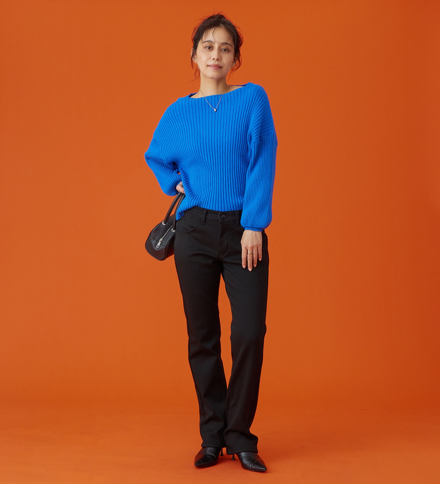 EDWIN(エドウイン)の【予約P】【WEB限定】EDWIN LADIES ハタラクロ BODY FIREストレートパンツ【暖/冬用】|パンツ/パンツ/レディース|ブラック