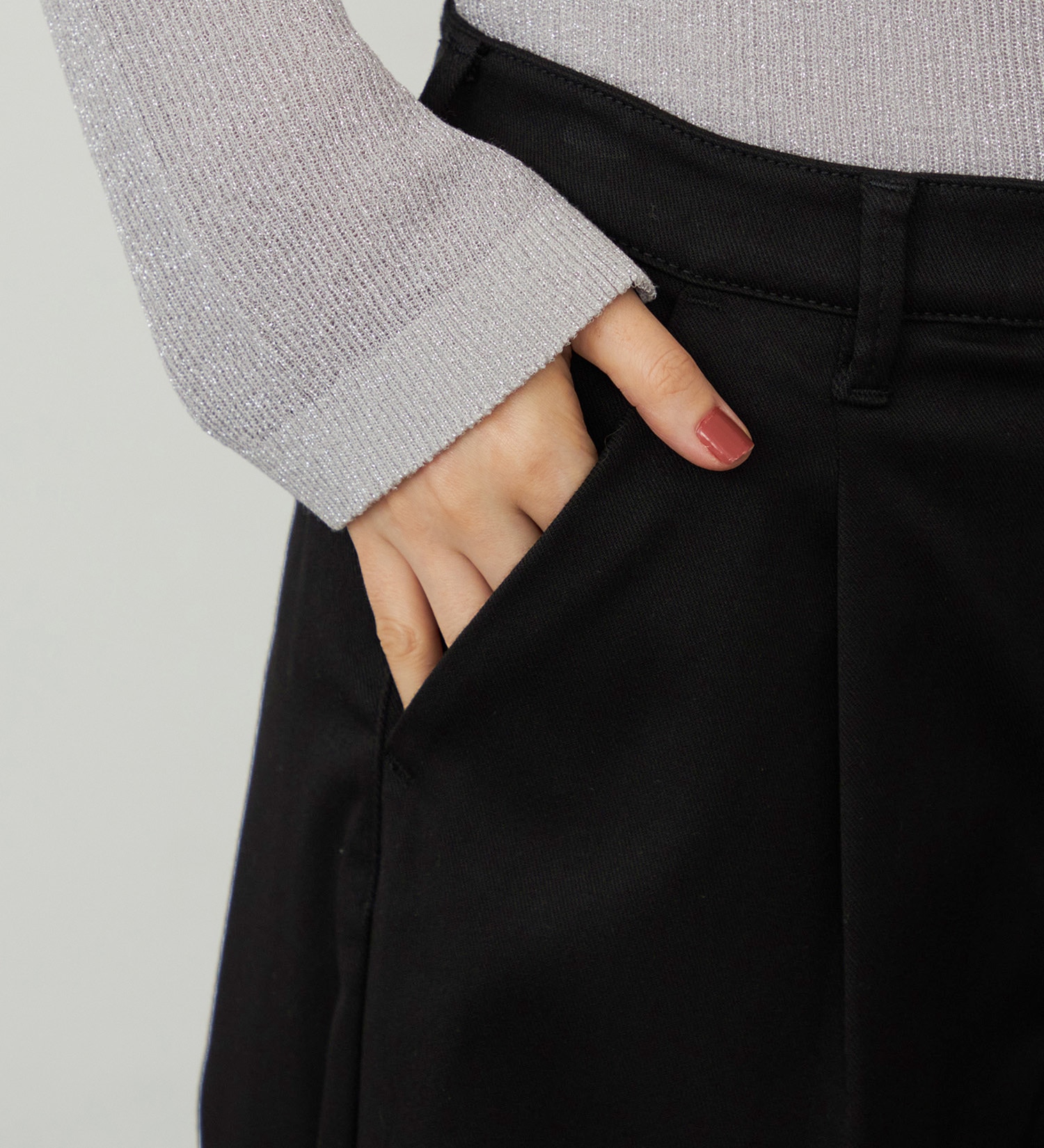 EDWIN(エドウイン)の【予約】【WEB・直営店舗限定】EDWIN LADIES ハタラクロ タックワイドスラックスパンツ|パンツ/スラックス/レディース|ブラック
