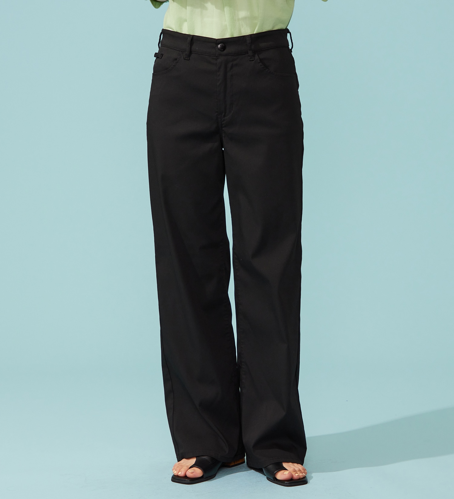 EDWIN(エドウイン)の【予約P】【WEB限定】EDWIN LADIES ハタラクロ COOL 涼しいワイドパンツ【涼】|パンツ/パンツ/レディース|ブラック