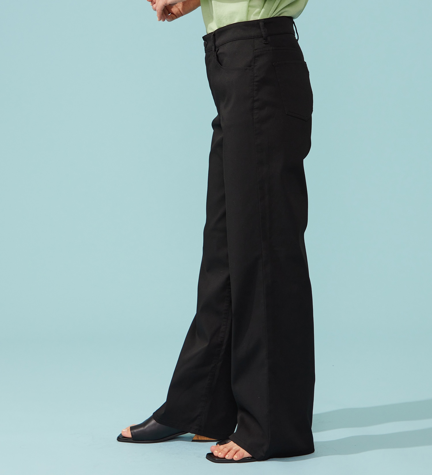 EDWIN(エドウイン)の【予約P】【WEB限定】EDWIN LADIES ハタラクロ COOL 涼しいワイドパンツ【涼】|パンツ/パンツ/レディース|ブラック