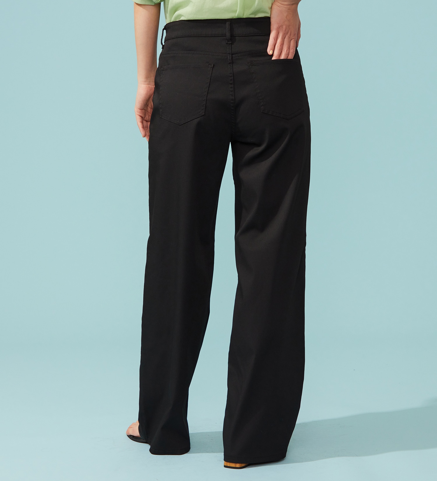 EDWIN(エドウイン)の【予約P】【WEB限定】EDWIN LADIES ハタラクロ COOL 涼しいワイドパンツ【涼】|パンツ/パンツ/レディース|ブラック