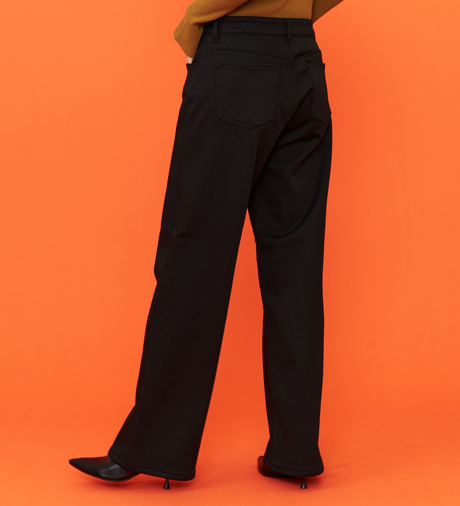 EDWIN(エドウイン)の【予約P】【WEB限定】EDWIN LADIES ハタラクロ BODY FIREワイドパンツ【暖】【冬用】|パンツ/パンツ/レディース|ブラック