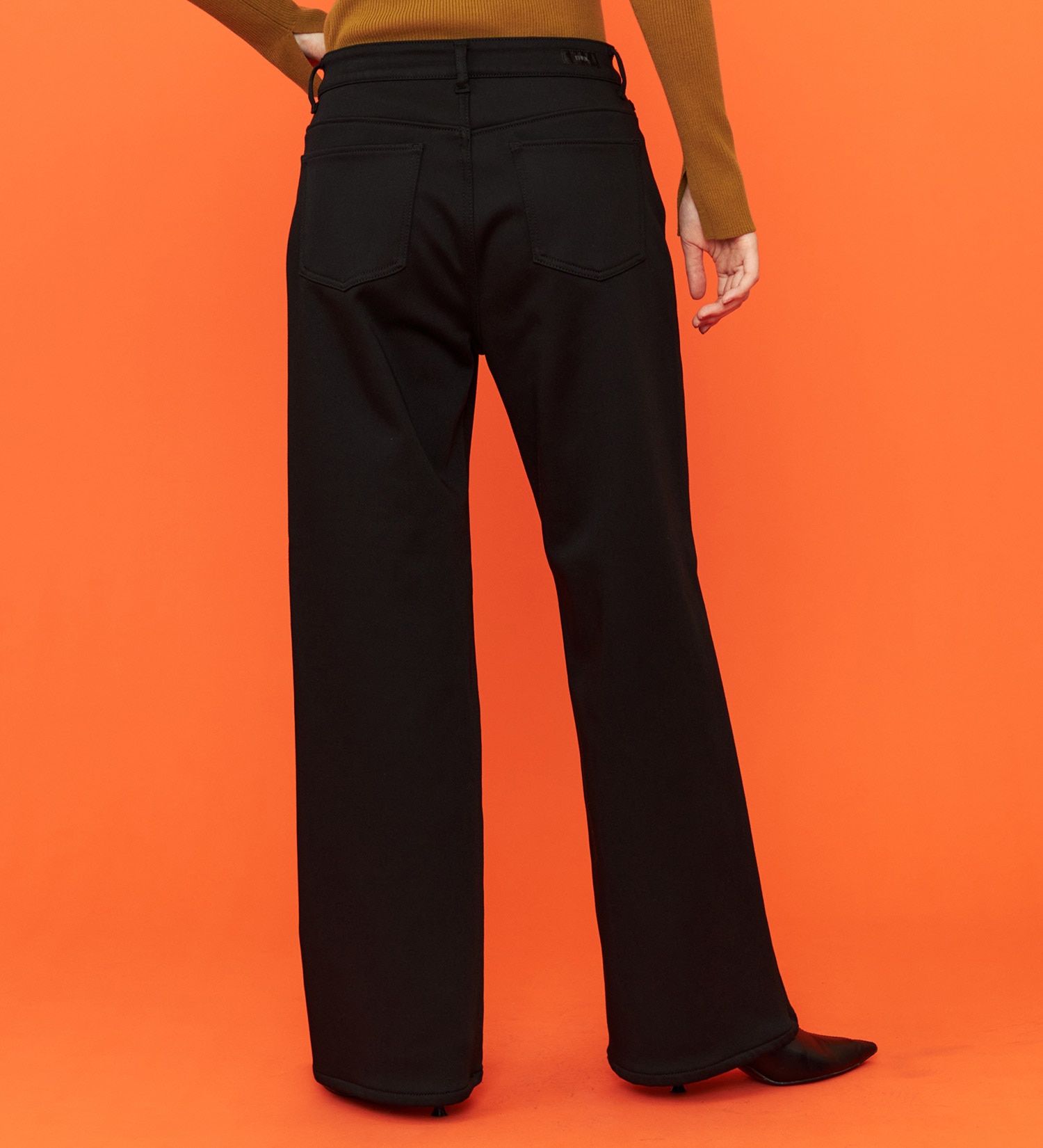 EDWIN(エドウイン)の【予約P】【WEB限定】EDWIN LADIES ハタラクロ BODY FIREワイドパンツ【暖】【冬用】|パンツ/パンツ/レディース|ブラック