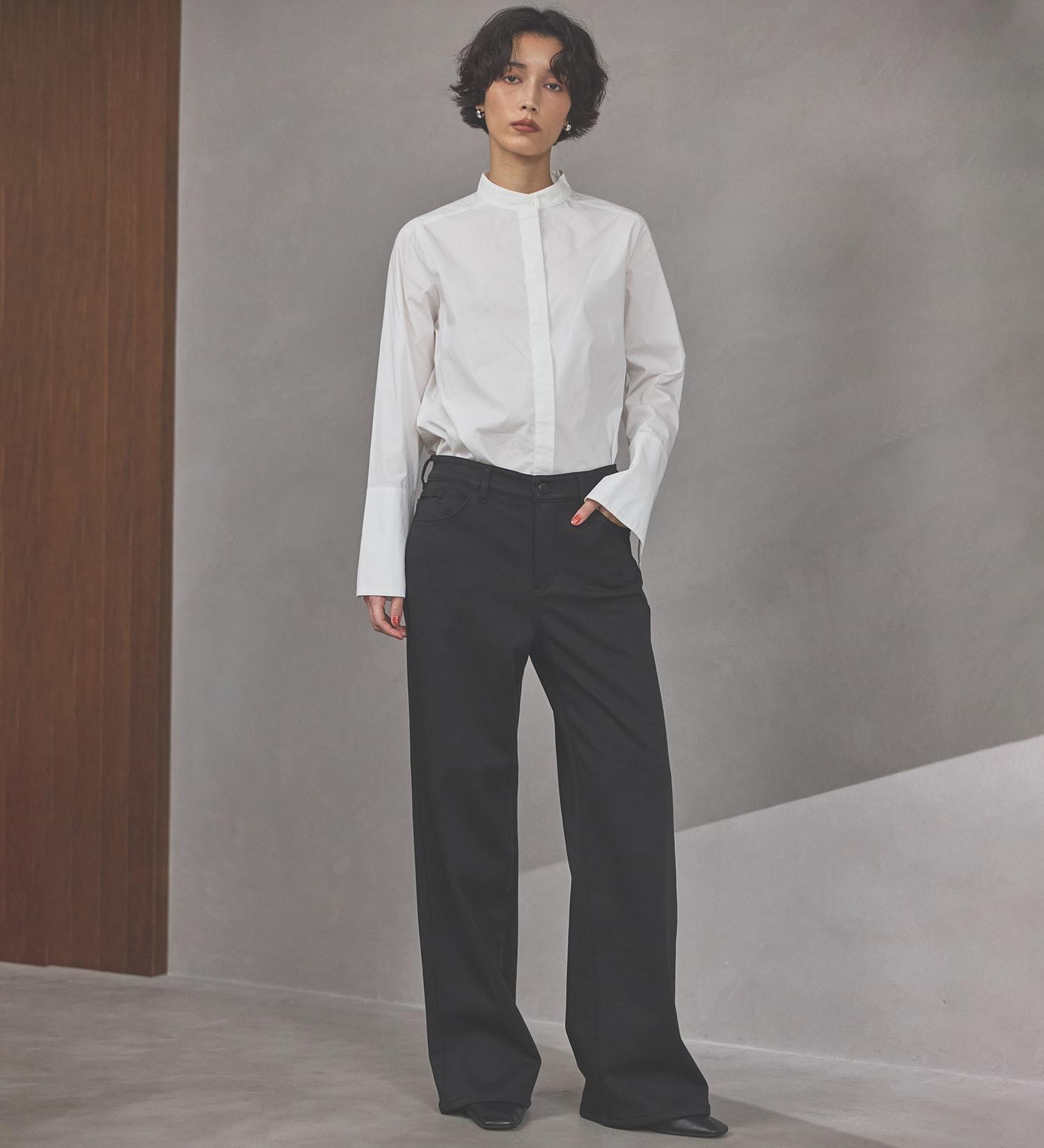 EDWIN(エドウイン)の【予約P】【WEB限定】EDWIN LADIES ハタラクロ BODY FIREワイドパンツ【暖/冬用】|パンツ/パンツ/レディース|ブラック