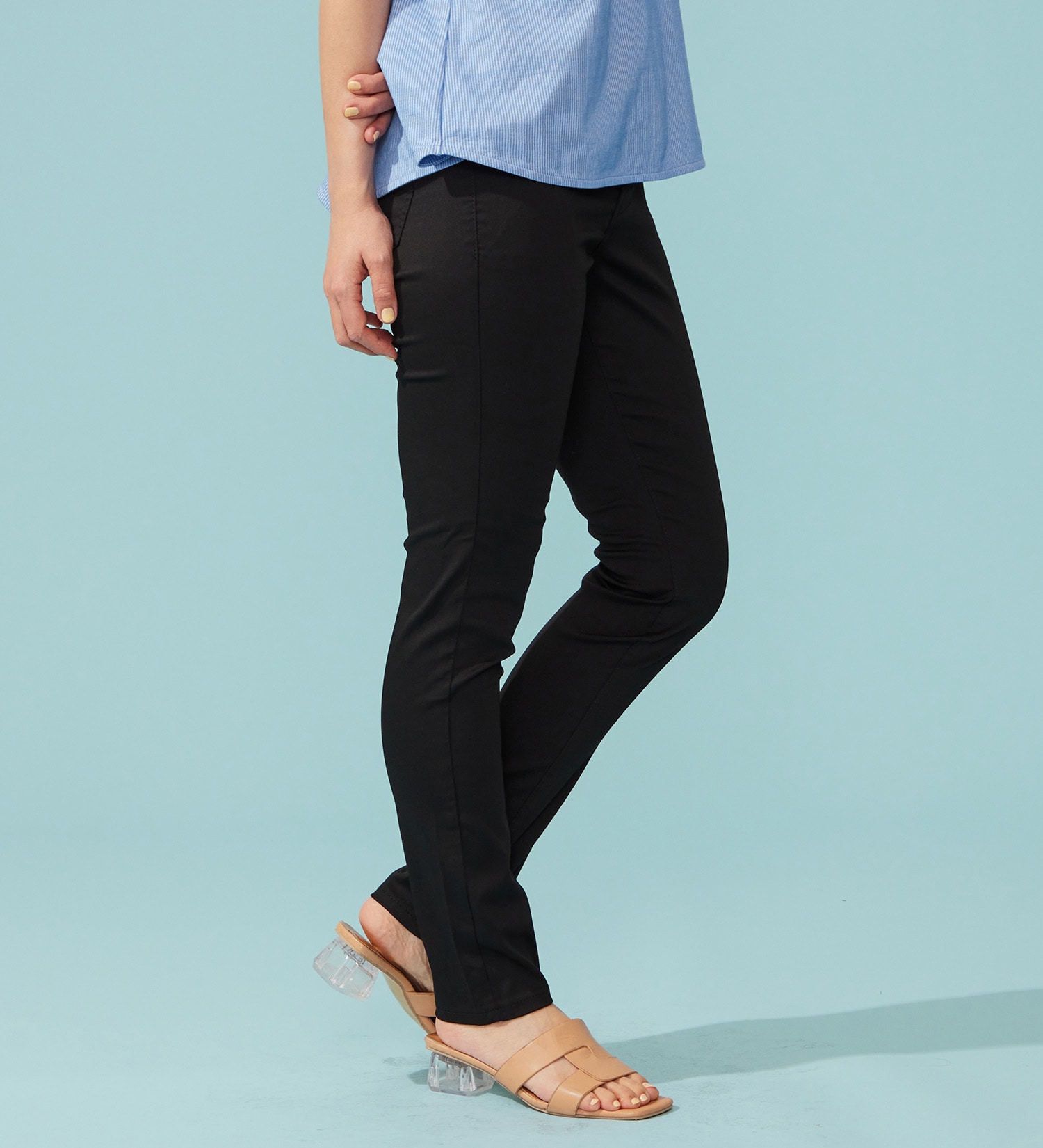 EDWIN(エドウイン)の【予約P】【WEB限定】EDWIN LADIES ハタラクロ COOL 涼しいスキニーパンツ【涼】|パンツ/パンツ/レディース|ブラック