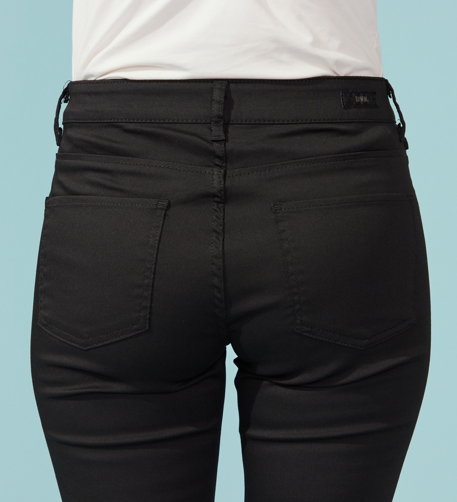 EDWIN(エドウイン)の【予約P】【WEB限定】EDWIN LADIES ハタラクロ COOL 涼しいスキニーパンツ【涼】|パンツ/パンツ/レディース|ブラック