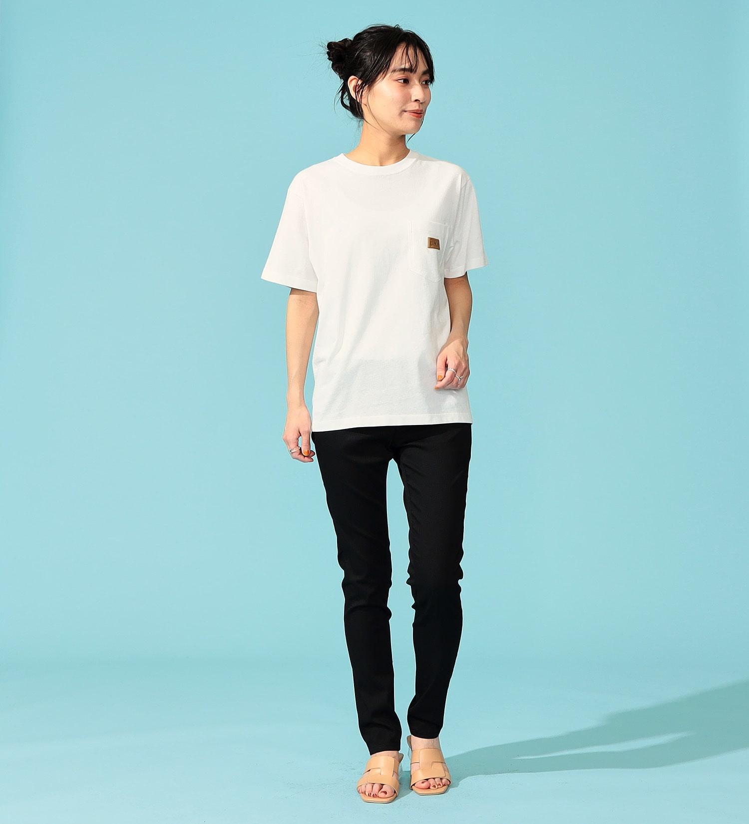 EDWIN(エドウイン)の【おまとめ割対象】【試着対象】EDWIN LADIES 涼しいハタラクロ COOL スキニーパンツ【涼】|パンツ/パンツ/レディース|ブラック