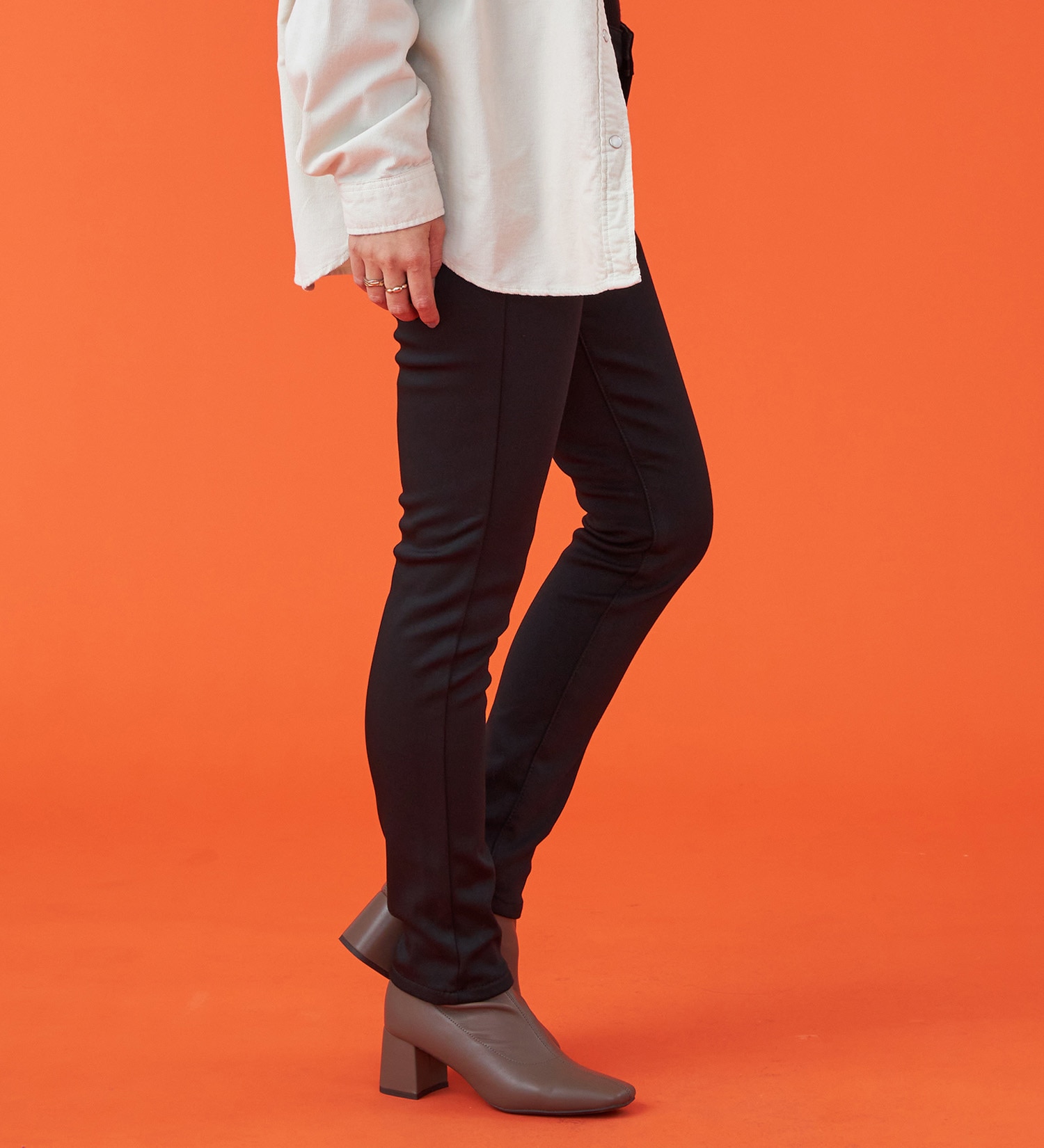 EDWIN(エドウイン)の【予約P】【WEB限定】EDWIN LADIES ハタラクロ BODY FIREスキニーパンツ【暖】【冬用】|パンツ/パンツ/レディース|ブラック