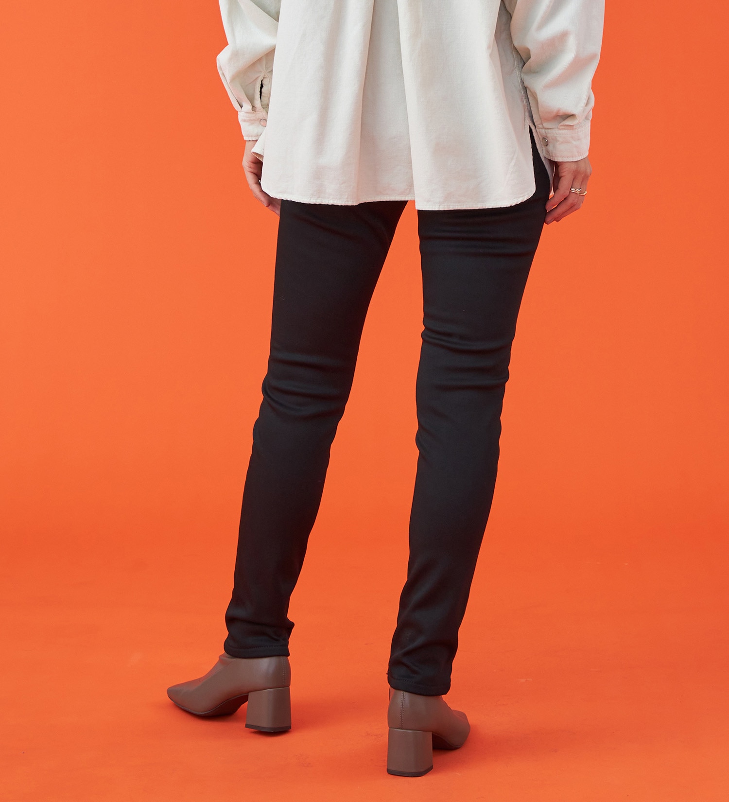 EDWIN(エドウイン)の【予約P】【WEB限定】EDWIN LADIES ハタラクロ BODY FIREスキニーパンツ【暖】【冬用】|パンツ/パンツ/レディース|ブラック