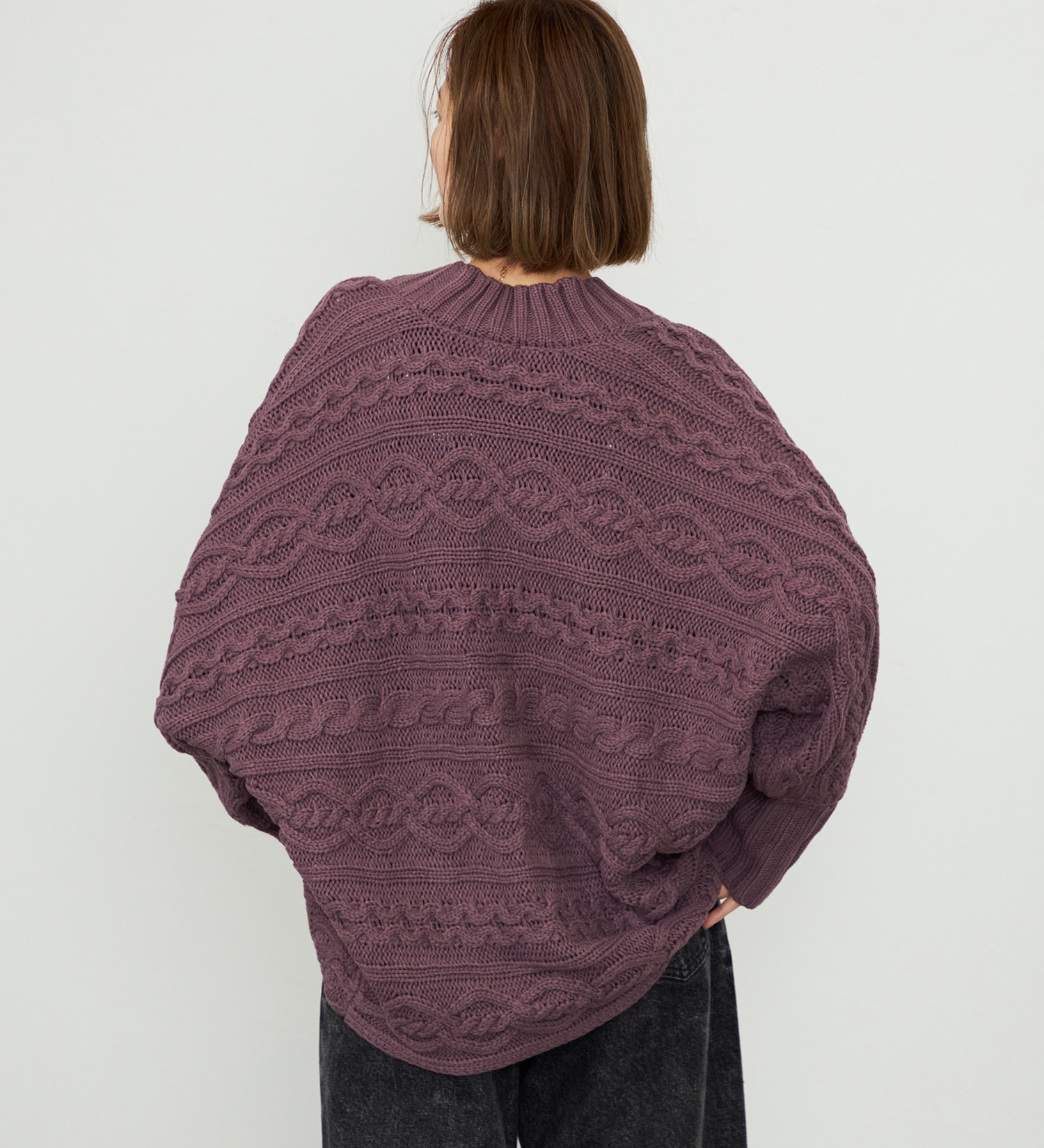 EDWIN(エドウイン)の【WEB・直営店舗限定】EDWIN LADIES ニットカーディガン|トップス/ニット/セーター/レディース|パープル