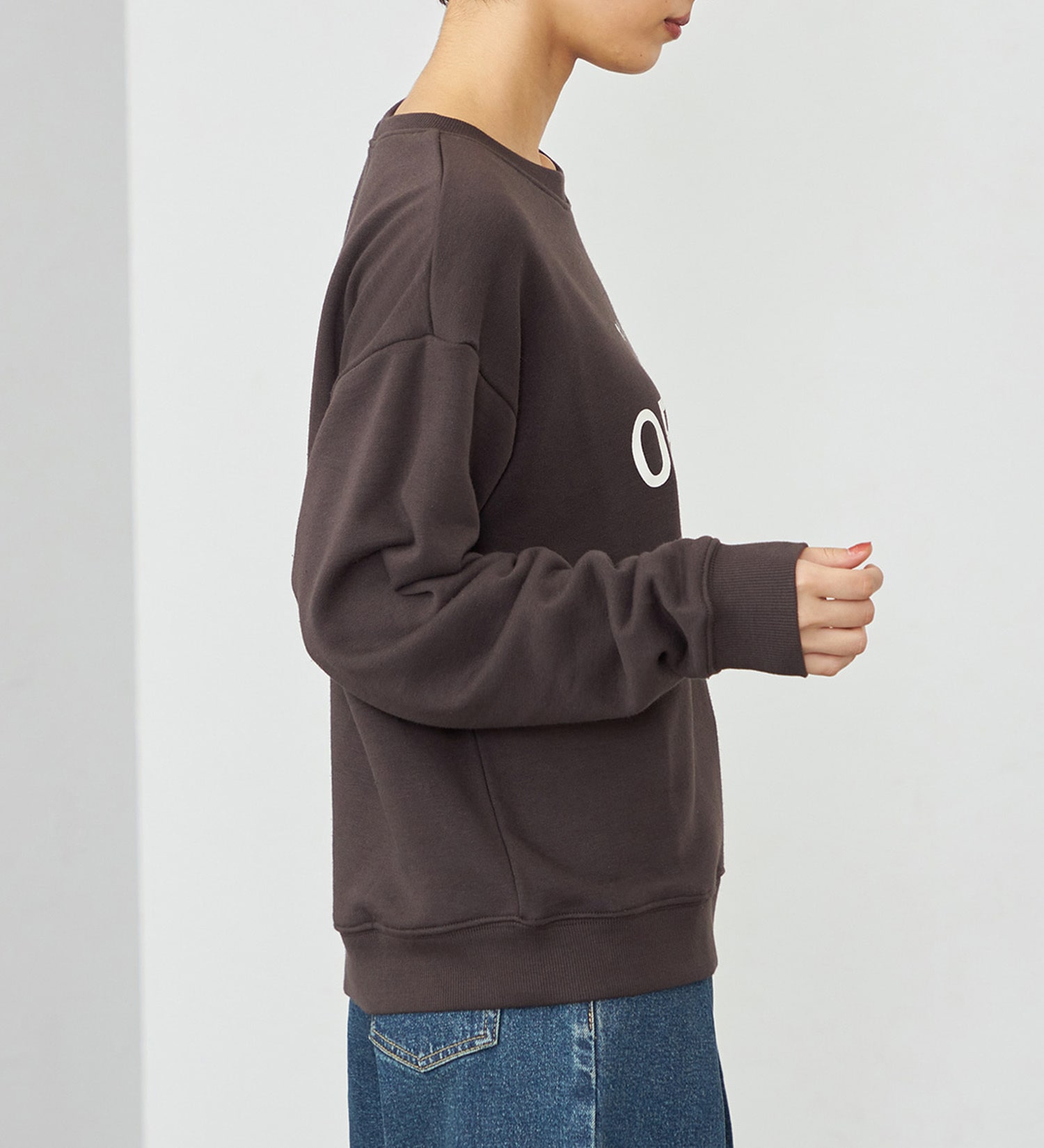 EDWIN(エドウイン)の【WEB・直営店舗限定】EDWIN LADIES クルーネックスウェット|トップス/スウェット/レディース|ブラウン