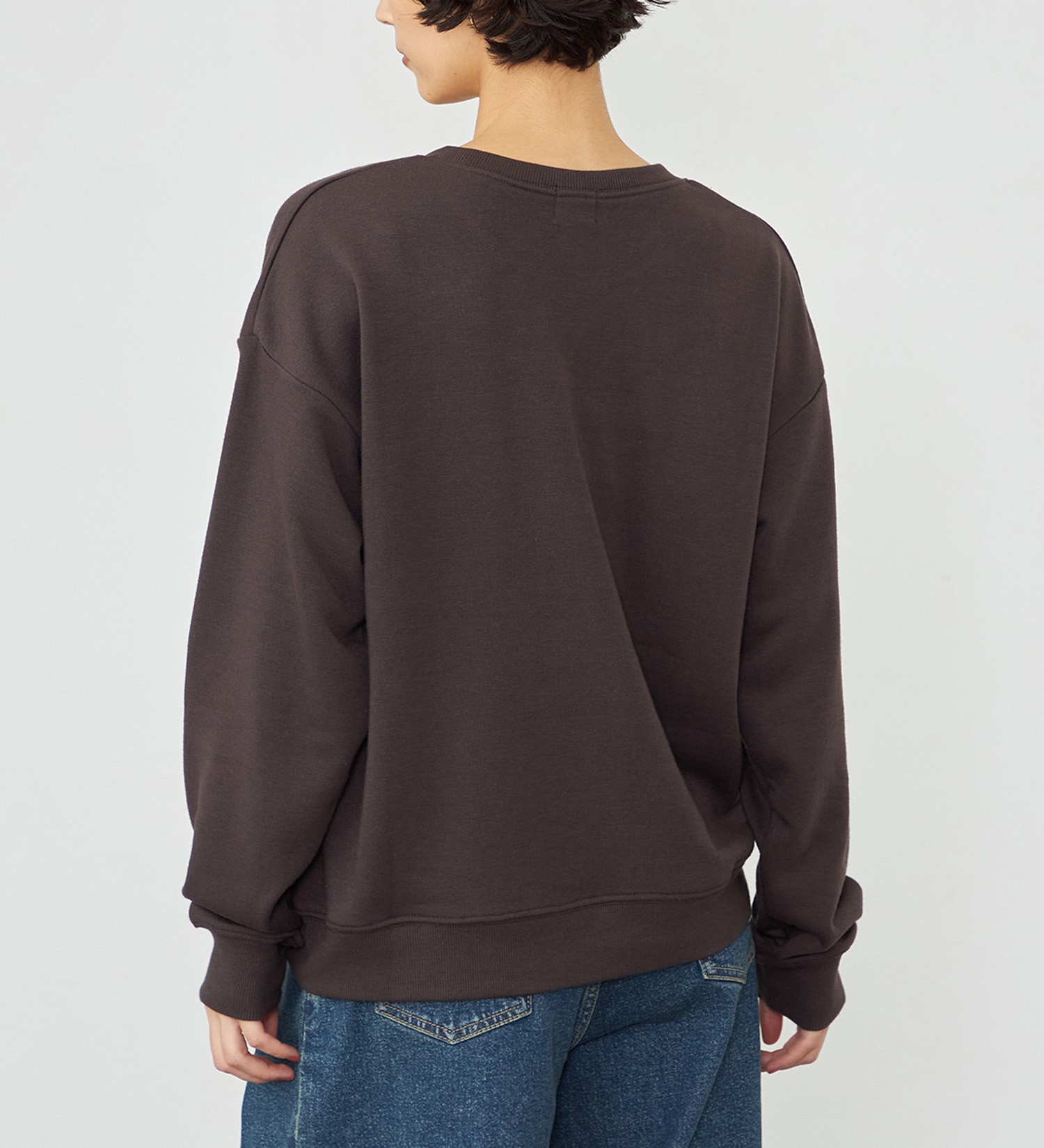 EDWIN(エドウイン)の【WEB・直営店舗限定】EDWIN LADIES クルーネックスウェット|トップス/スウェット/レディース|ブラウン