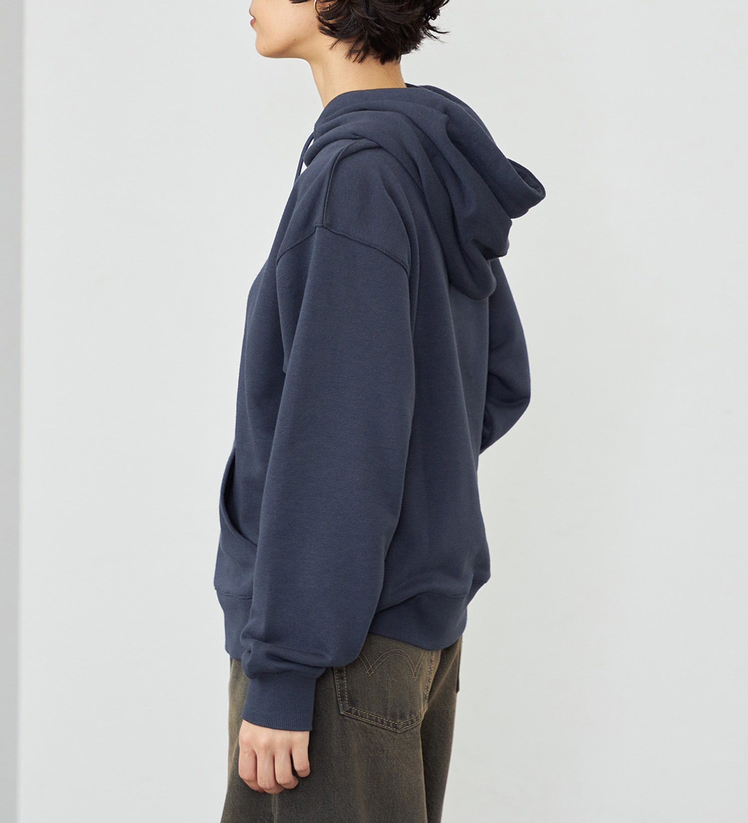 EDWIN(エドウイン)の【WEB・直営店舗限定】EDWIN LADIES フーディースウェット/パーカー|トップス/パーカー/レディース|ネイビー
