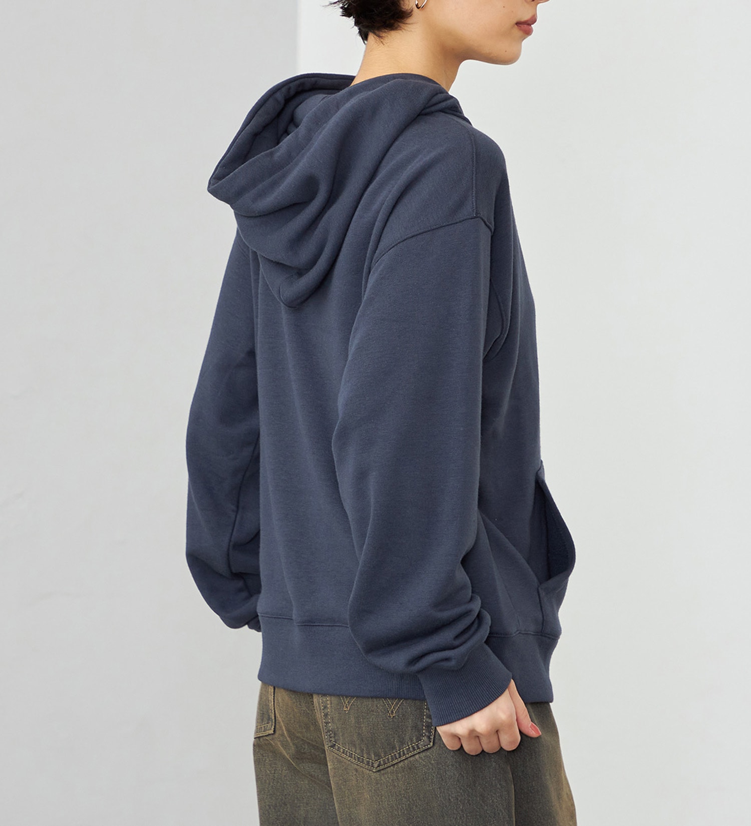 EDWIN(エドウイン)の【WEB・直営店舗限定】EDWIN LADIES フーディースウェット/パーカー|トップス/パーカー/レディース|ネイビー