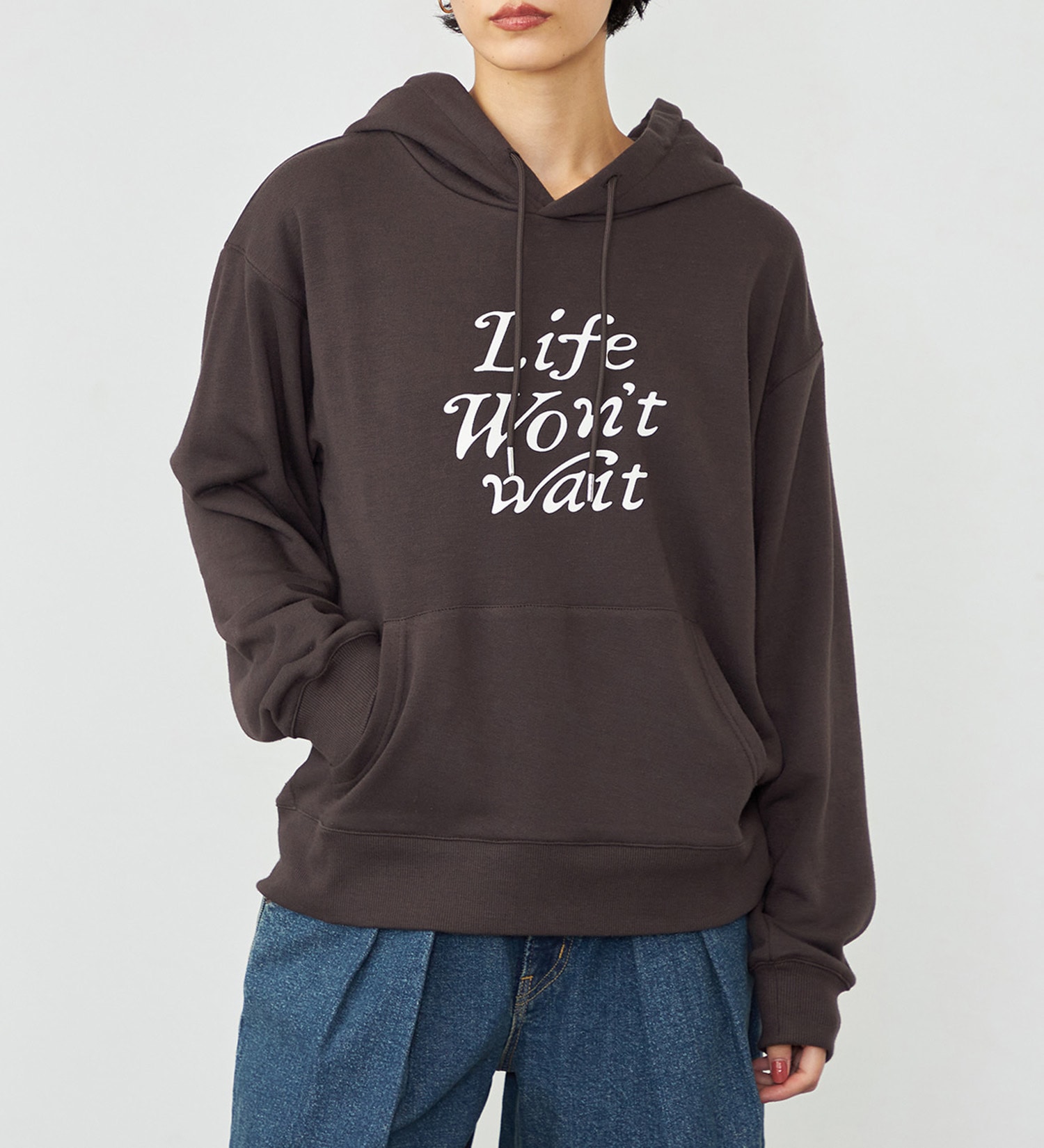 EDWIN(エドウイン)の【WEB・直営店舗限定】EDWIN LADIES フーディースウェット/パーカー|トップス/パーカー/レディース|ブラウン