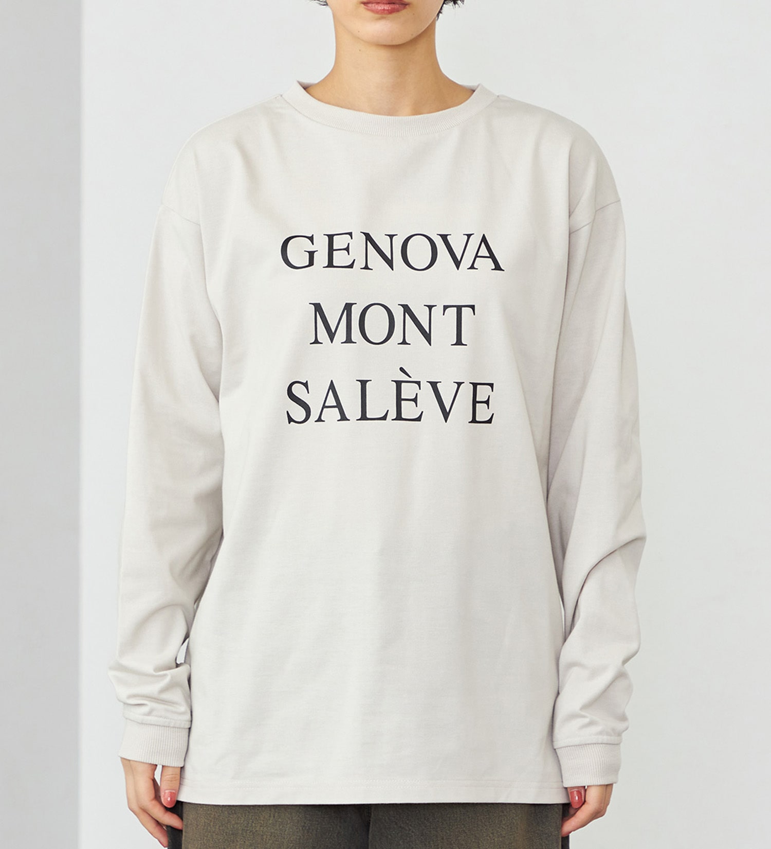 EDWIN(エドウイン)の【WEB・直営店舗限定】EDWIN LADIES オーバーサイズロンT/長袖|トップス/Tシャツ/カットソー/レディース|アイボリー