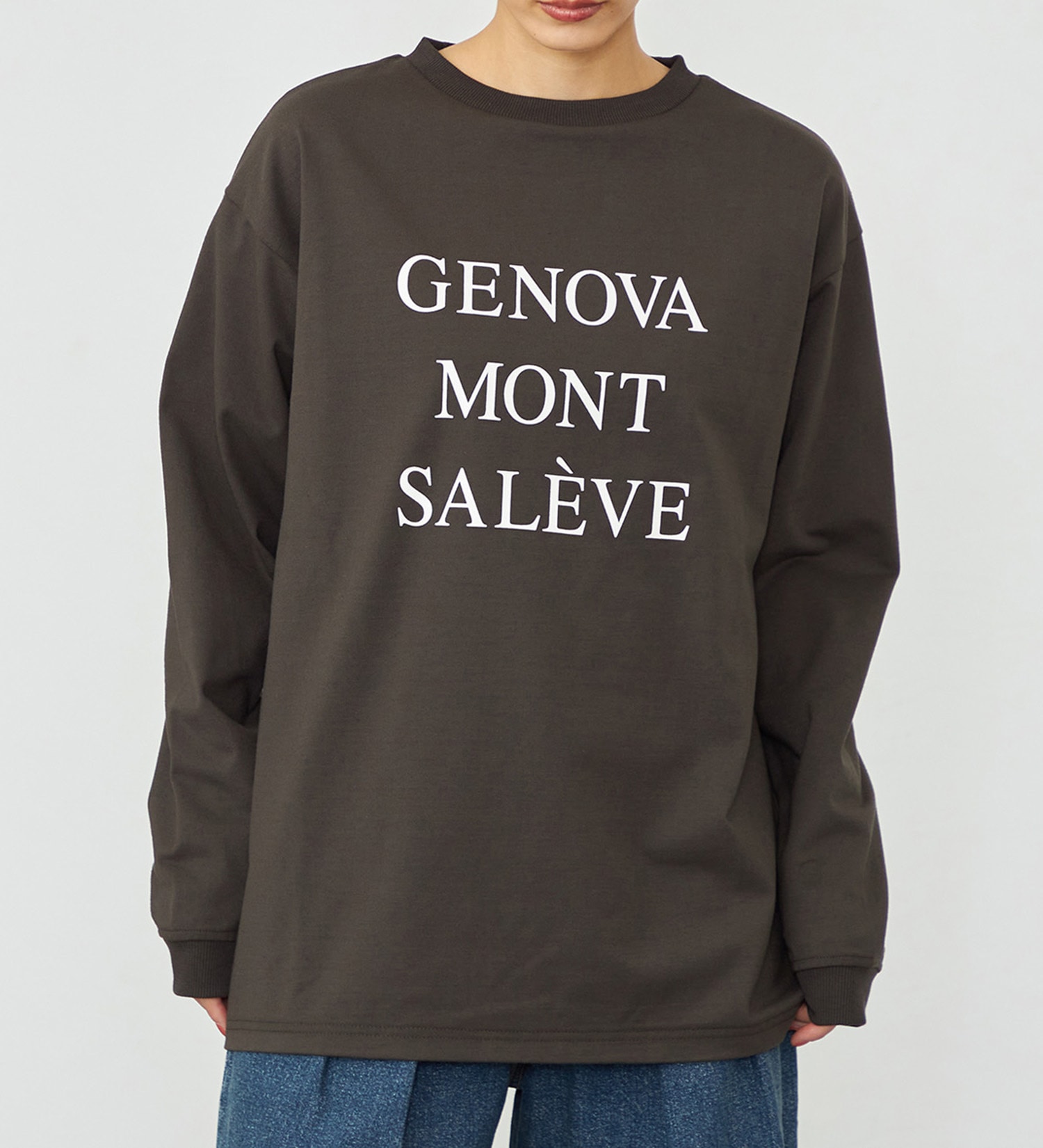 EDWIN(エドウイン)の【WEB・直営店舗限定】EDWIN LADIES オーバーサイズロンT/長袖|トップス/Tシャツ/カットソー/レディース|ブラック