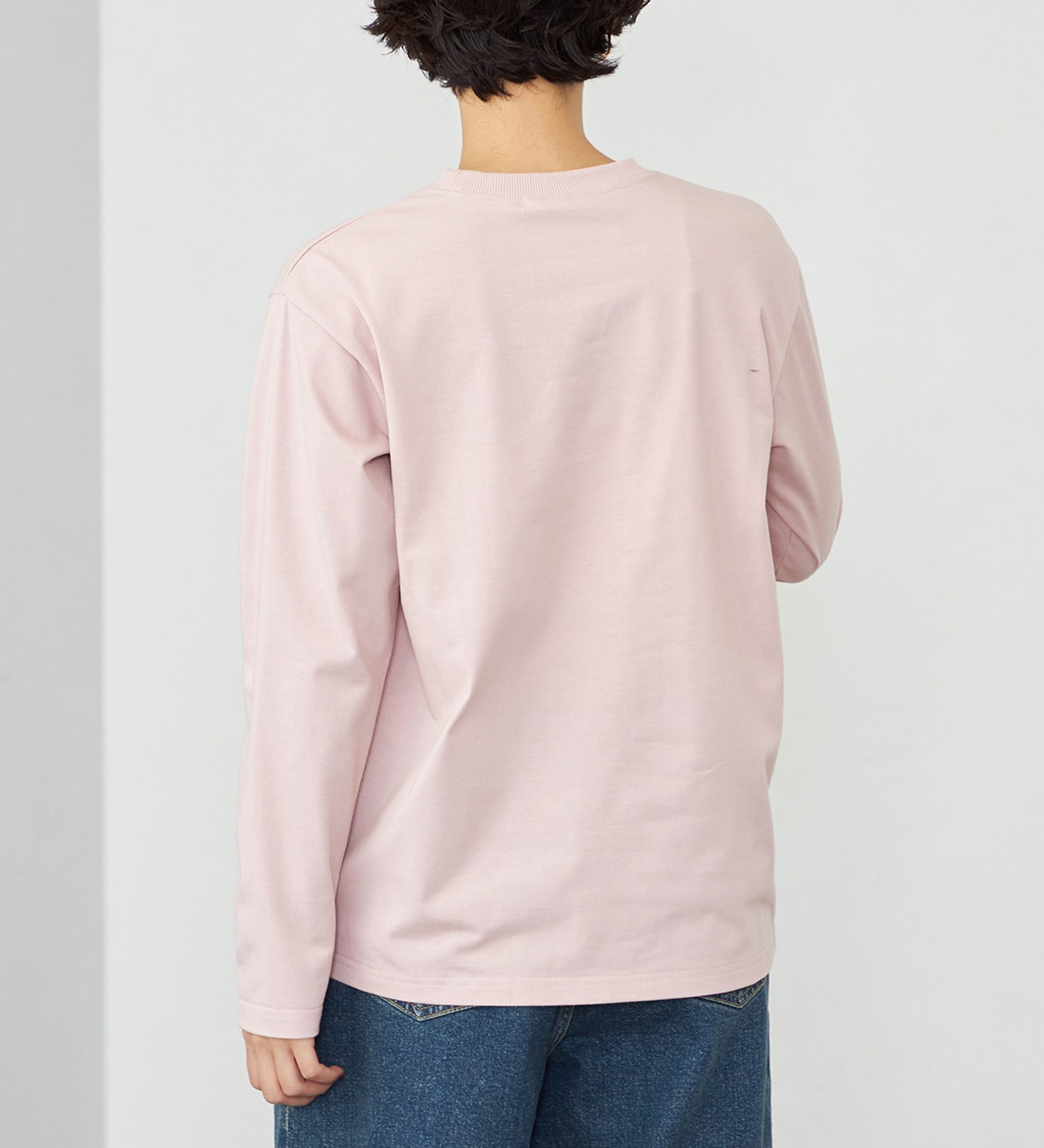 EDWIN(エドウイン)の【WEB・直営店舗限定】EDWIN LADIES レギュラーフィットロンT/長袖|トップス/Tシャツ/カットソー/レディース|ライトピンク