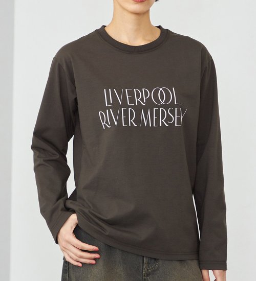 EDWIN(エドウイン)の【WEB・直営店舗限定】EDWIN LADIES レギュラーフィットロンT/長袖|トップス/Tシャツ/カットソー/レディース|ブラック