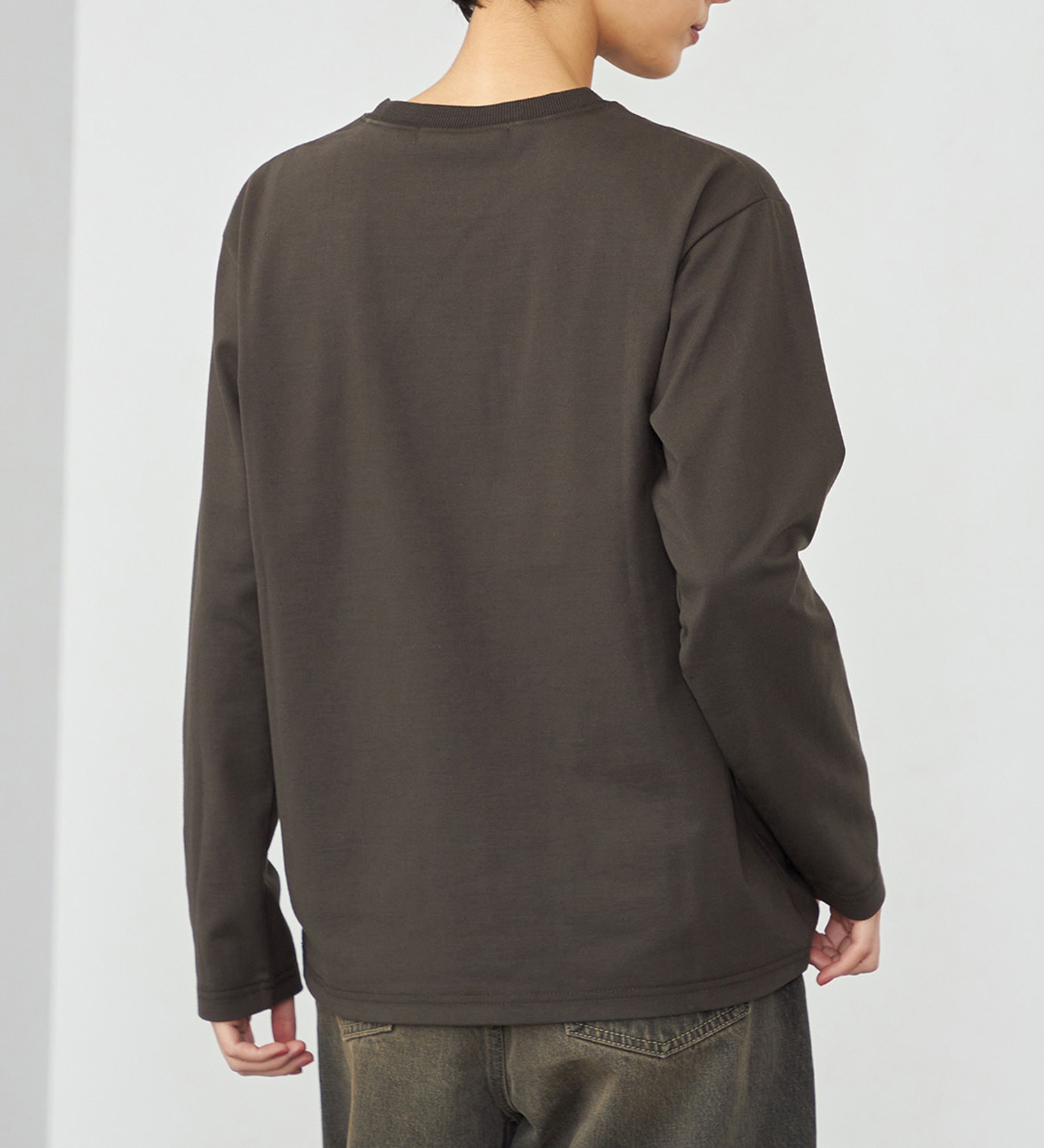 EDWIN(エドウイン)の【WEB・直営店舗限定】EDWIN LADIES レギュラーフィットロンT/長袖|トップス/Tシャツ/カットソー/レディース|ブラック