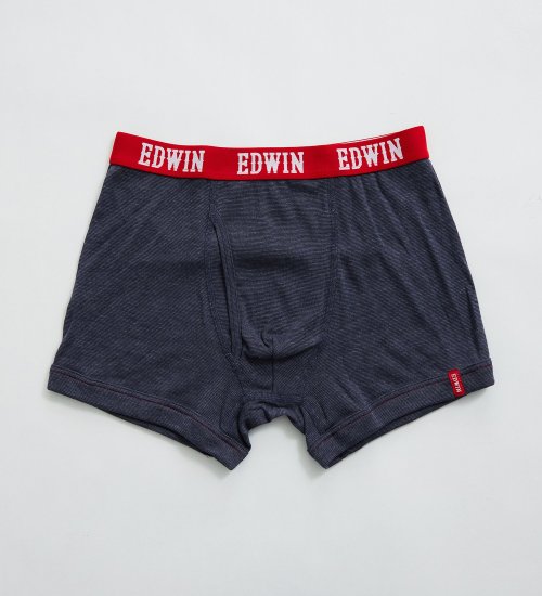 EDWIN(エドウイン)のフライス 前開き ボクサーブリーフ|ファッション雑貨/アンダーウェア/メンズ|ネイビー