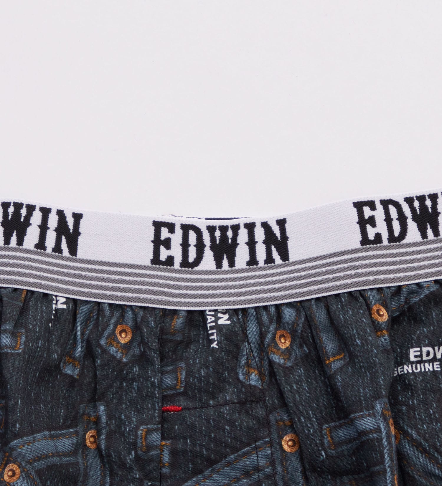 EDWIN(エドウイン)の前開き プリントトランクス|ファッション雑貨/アンダーウェア/メンズ|ブラック