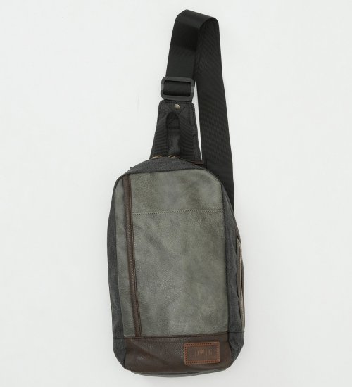 EDWIN(エドウイン)のボディバッグ 0411519|バッグ/ボディバッグ/ウェストポーチ/メンズ|グレー
