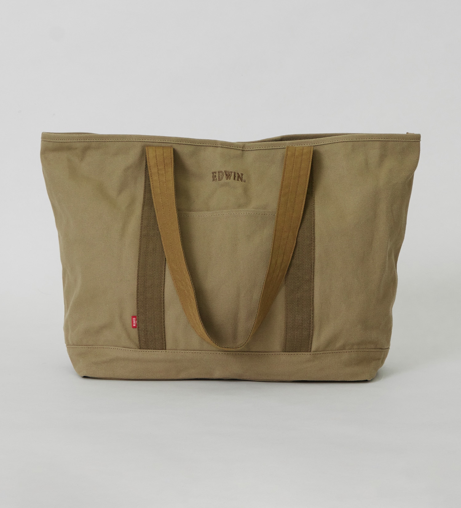 EDWIN(エドウイン)のキャンバス BIGトートバック 0411534|バッグ/トートバッグ/メンズ|カーキ
