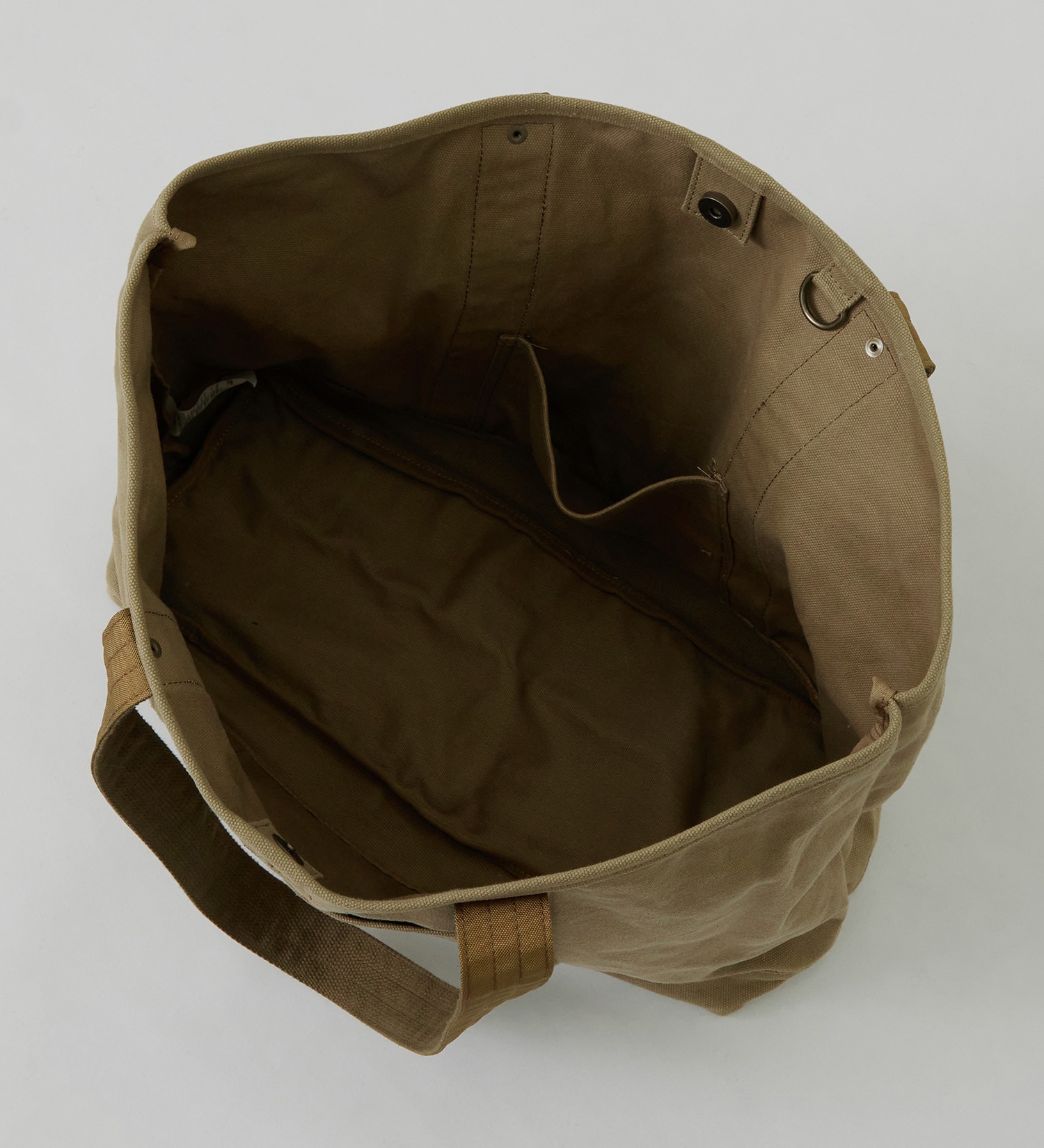 EDWIN(エドウイン)のキャンバス BIGトートバック 0411534|バッグ/トートバッグ/メンズ|カーキ