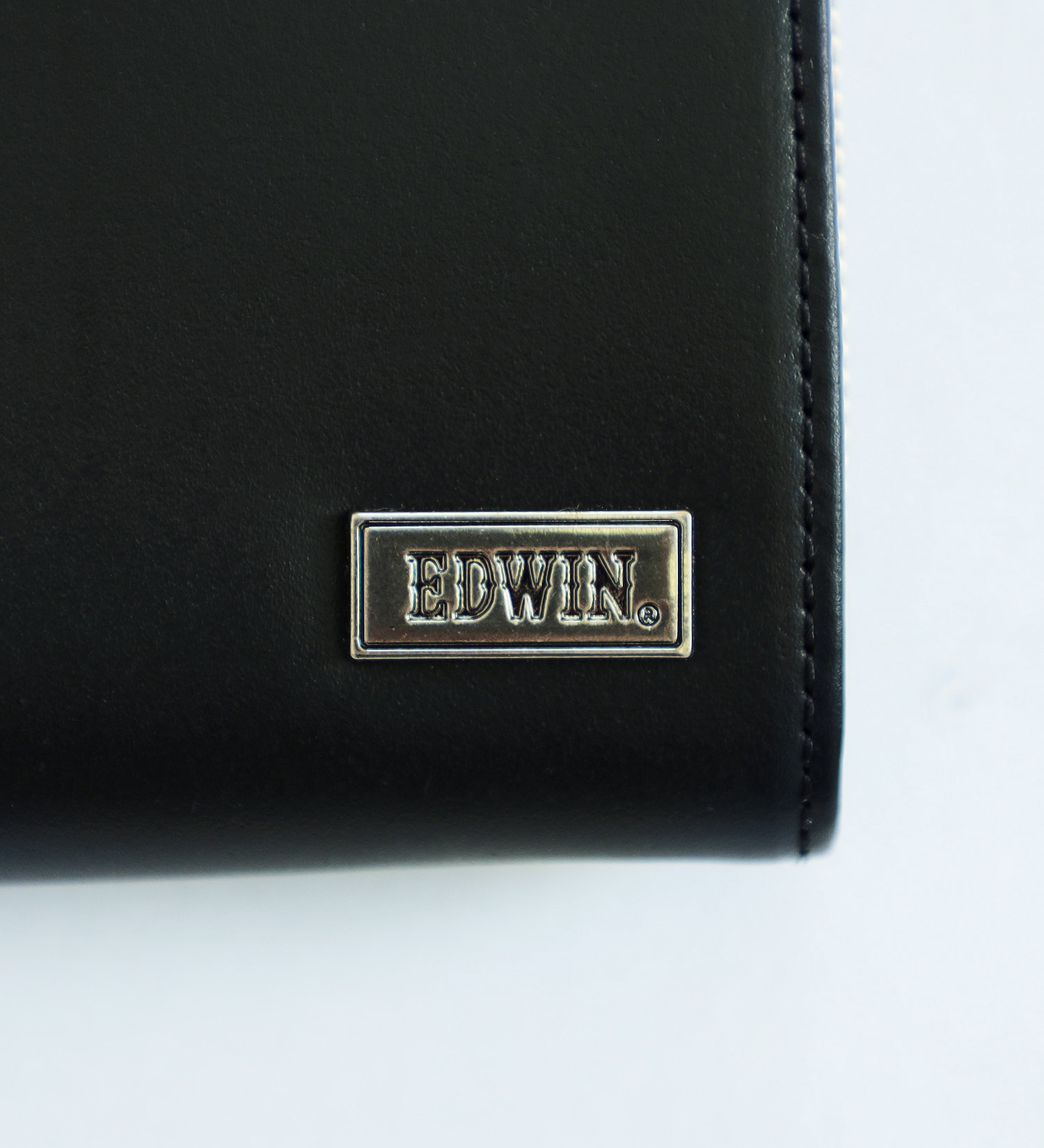 EDWIN(エドウイン)のEDWIN 2つ折レザー財布 ZIP|ファッション雑貨/財布/小物/メンズ|ブラック