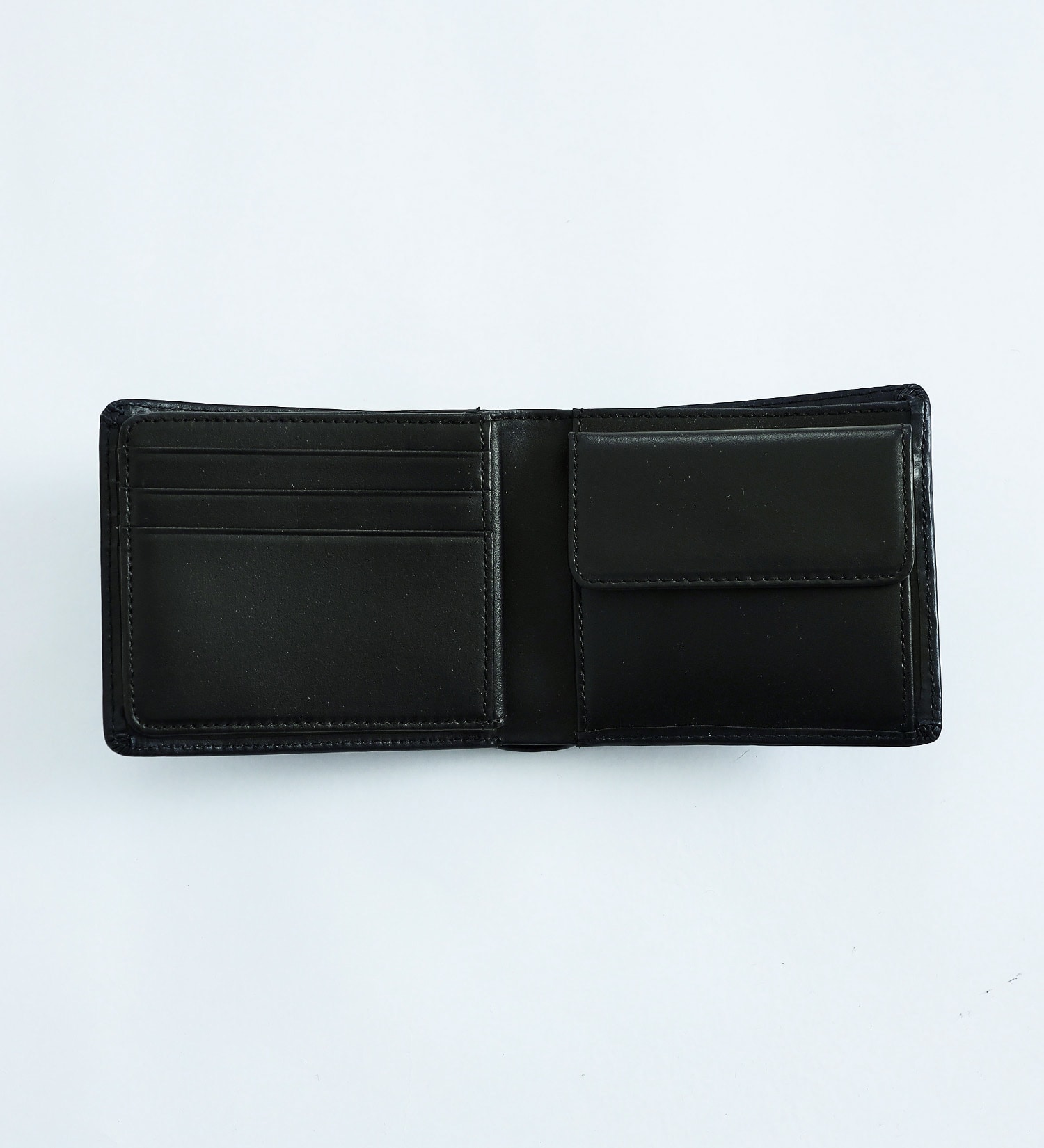 EDWIN(エドウイン)のEDWIN 2つ折レザー財布|ファッション雑貨/財布/小物/メンズ|ブラック