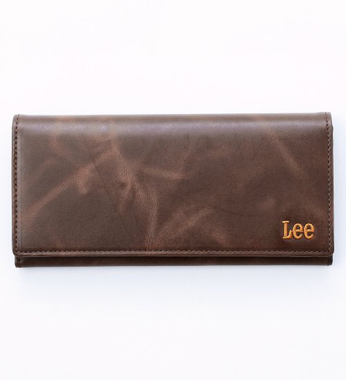 Lee(リー)のレザー　ロングウォレット|ファッション雑貨/財布/小物/メンズ|ダークブラウン