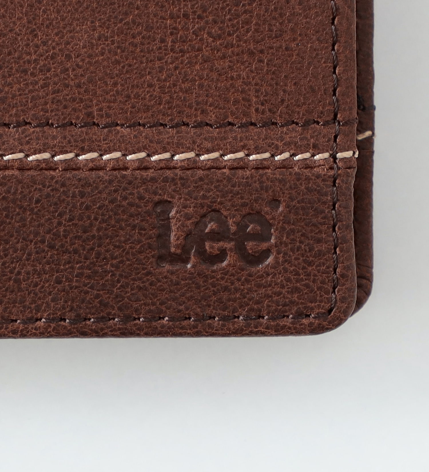 Lee(リー)のLee レザー　ウォレット　ステッチ有|ファッション雑貨/財布/小物/メンズ|ダークブラウン
