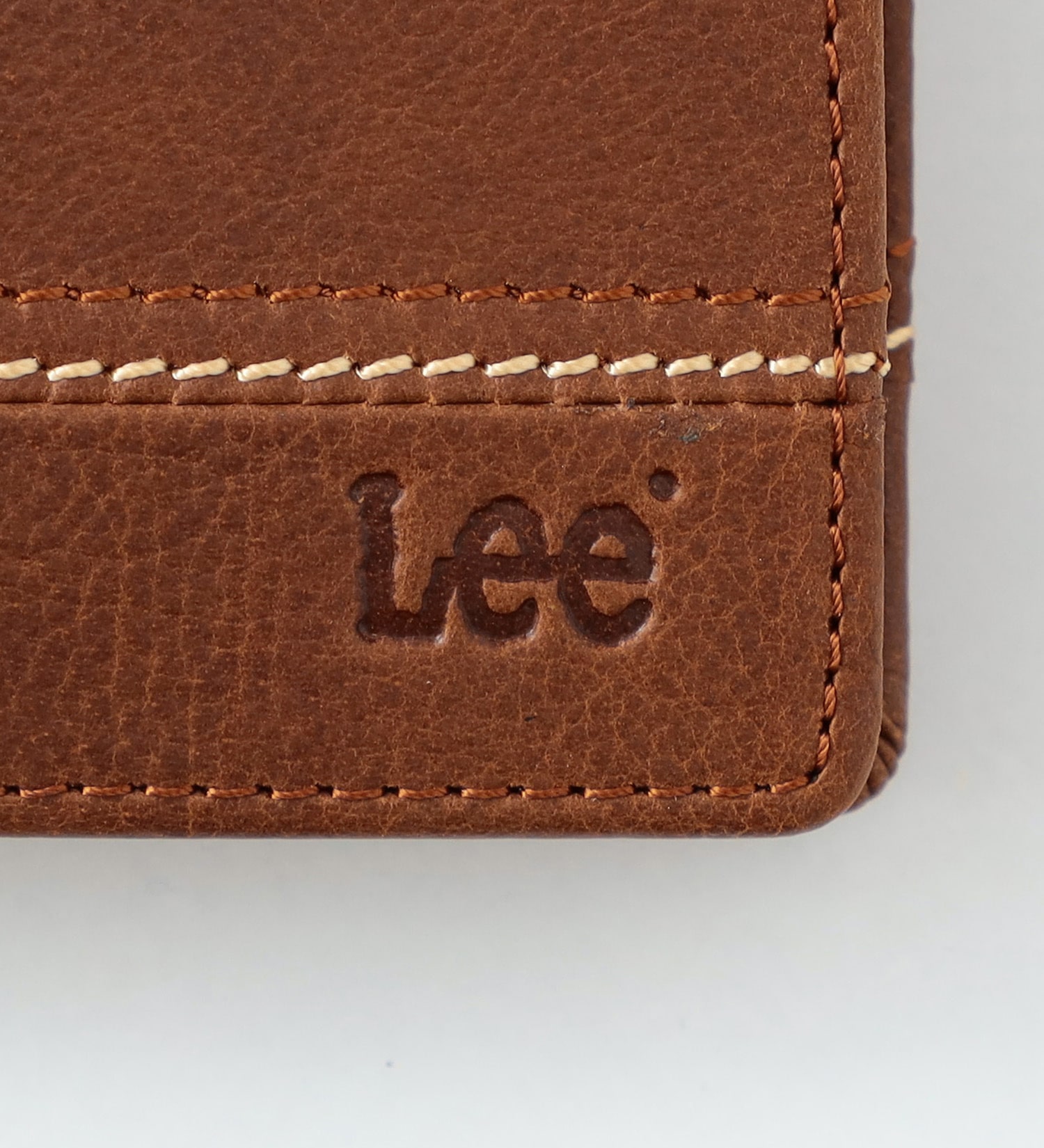 Lee(リー)のLee レザー　ウォレット　ステッチ有|ファッション雑貨/財布/小物/メンズ|ブラウン