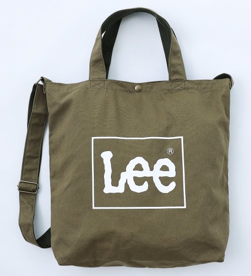 Lee(リー)のLee ビッグ2wayトートバッグ|バッグ/トートバッグ/メンズ|カーキ