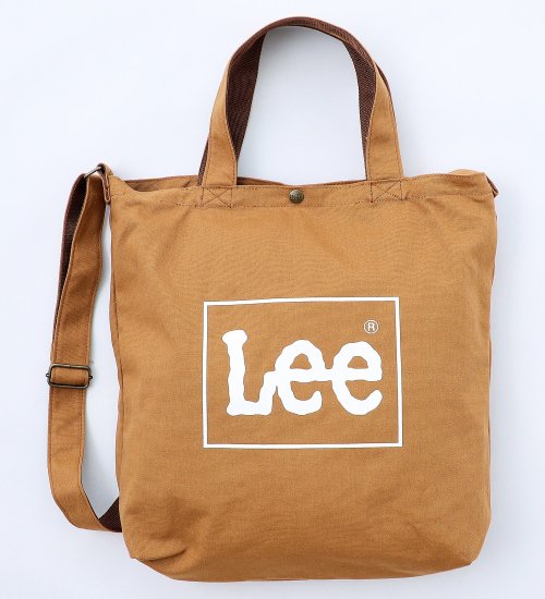 Lee(リー)のLee ビッグ2wayトートバッグ|バッグ/トートバッグ/レディース|ブラウン