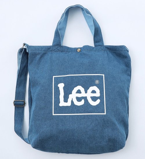 Lee(リー)のビッグ2wayトートバッグ|バッグ/トートバッグ/レディース|淡色ブルー