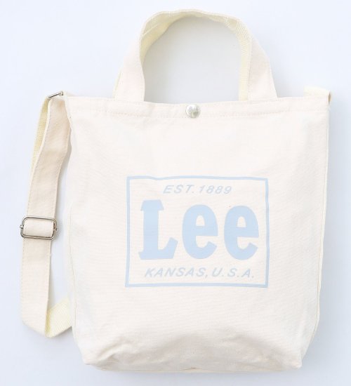 Lee(リー)の【ポイントアップ対象】Lee 2wayトートバッグ|バッグ/トートバッグ/レディース|オフホワイト
