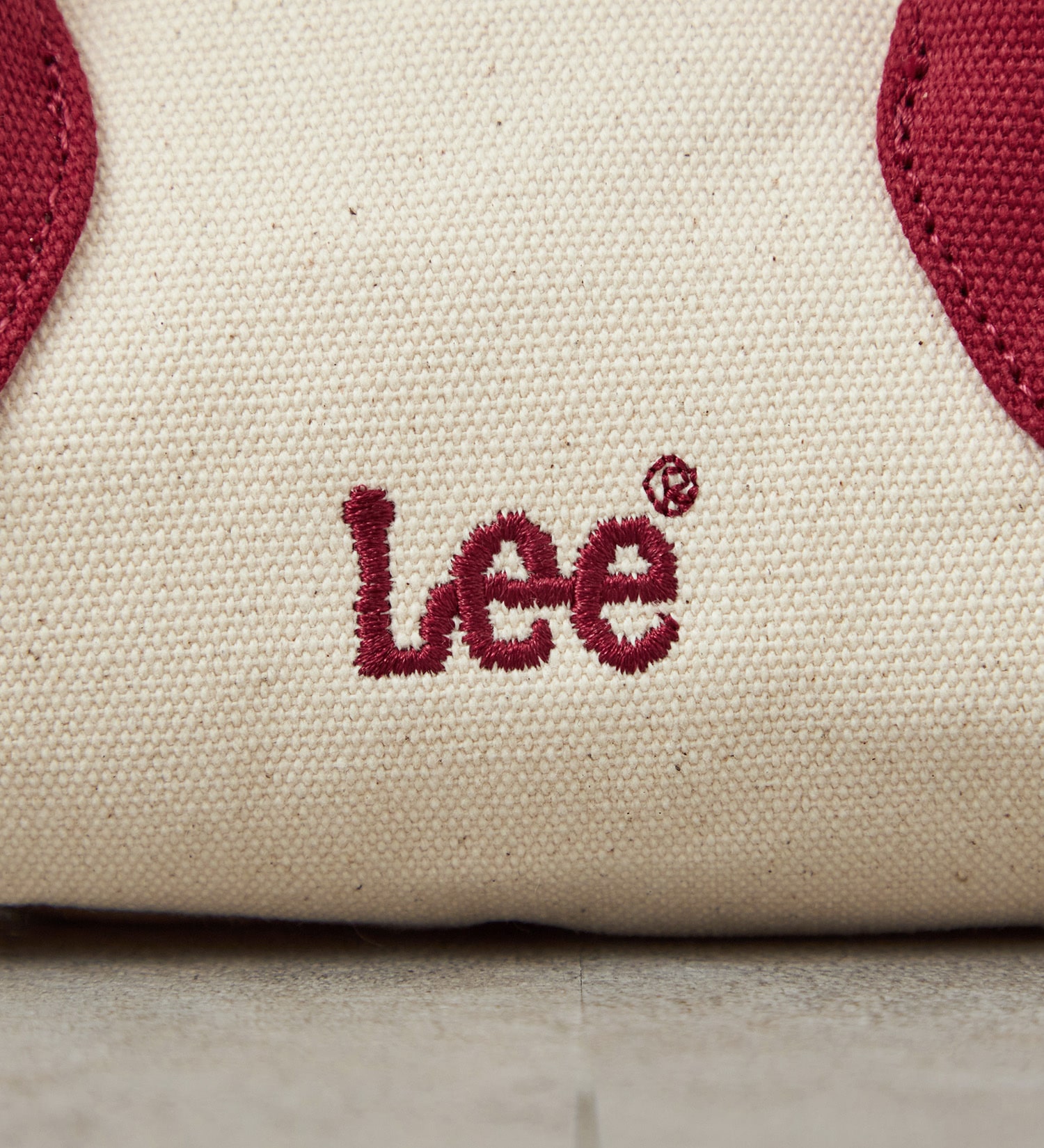 Lee(リー)のLee ミニボストンバッグ|バッグ/トートバッグ/レディース|ホワイトxレッド
