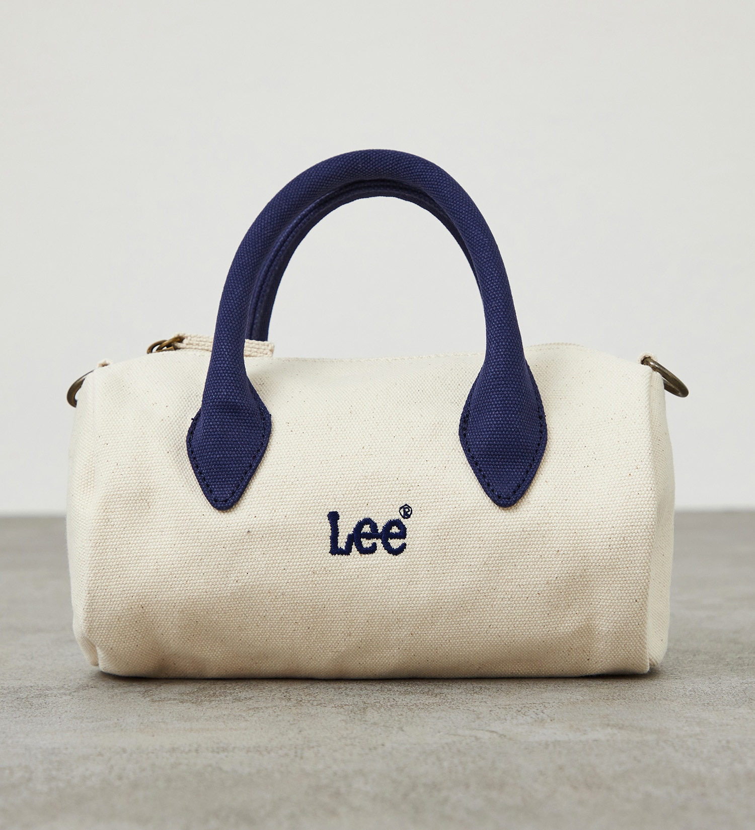 Lee(リー)のLee ミニボストンバッグ|バッグ/トートバッグ/レディース|ホワイトxブルー
