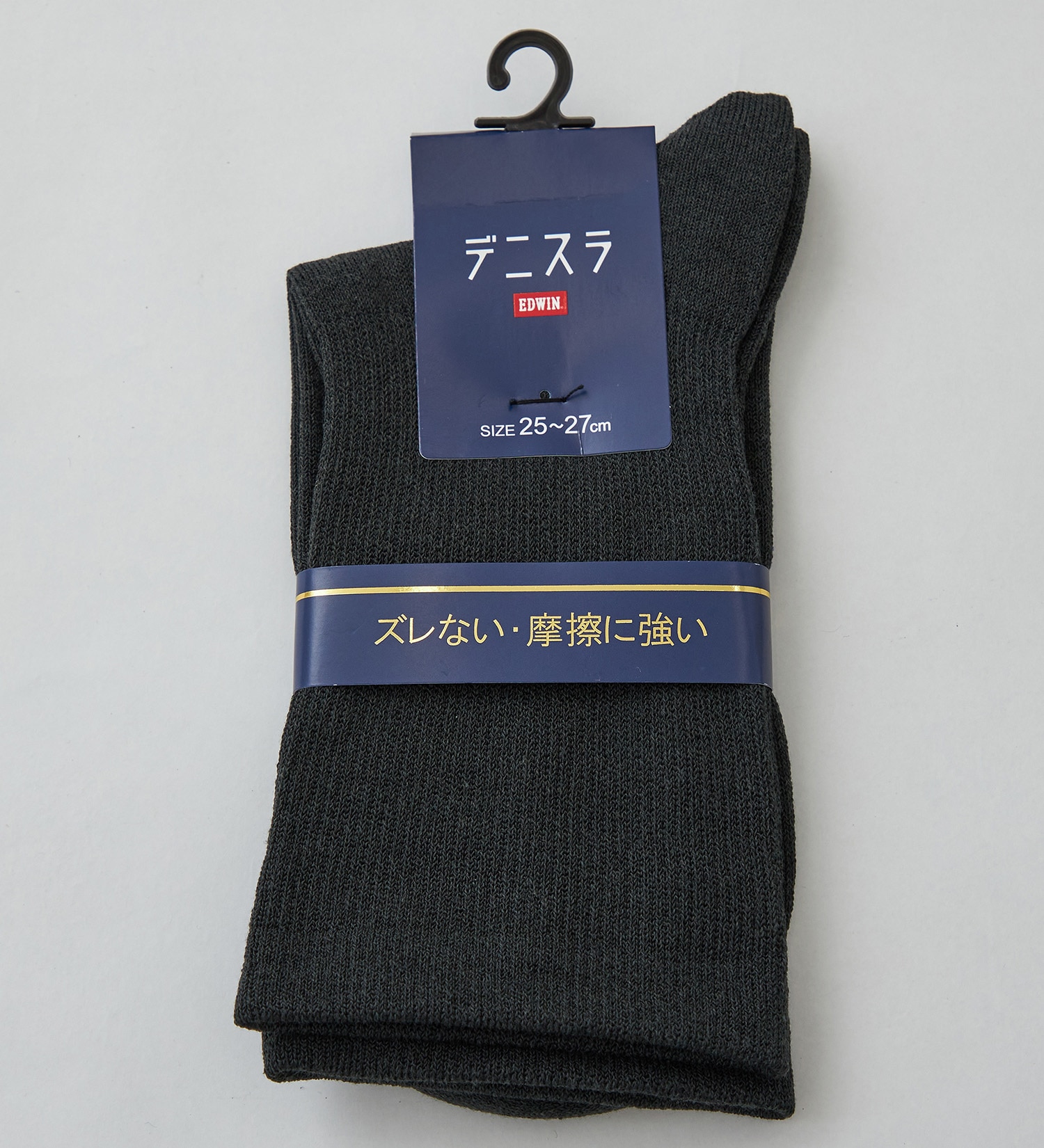 EDWIN(エドウイン)のデニスラ ソックス 靴下 無地|ファッション雑貨/靴下/メンズ|チャコールグレー