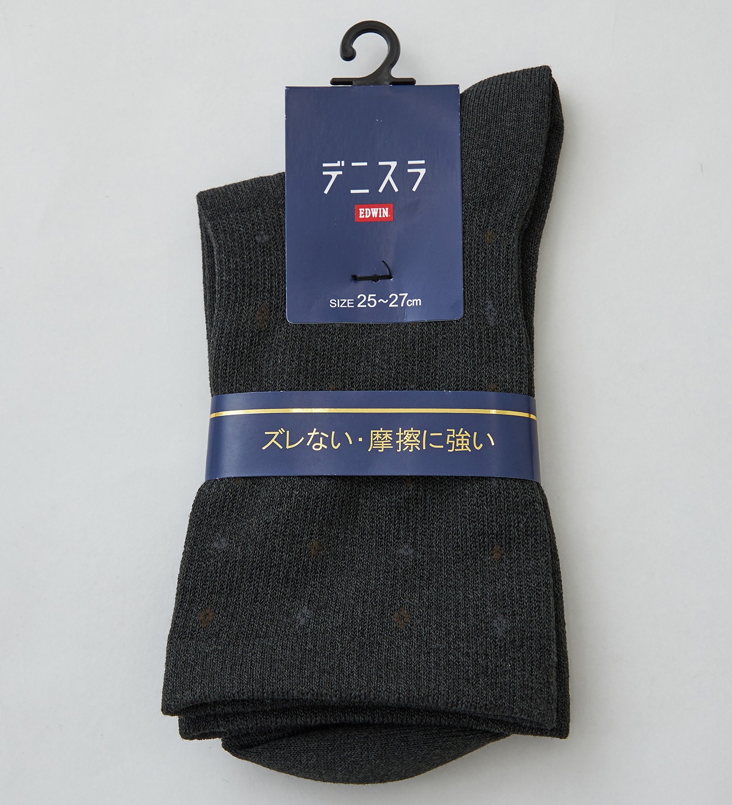 EDWIN(エドウイン)のデニスラ ソックス 靴下 ドット柄|ファッション雑貨/靴下/メンズ|チャコールグレー