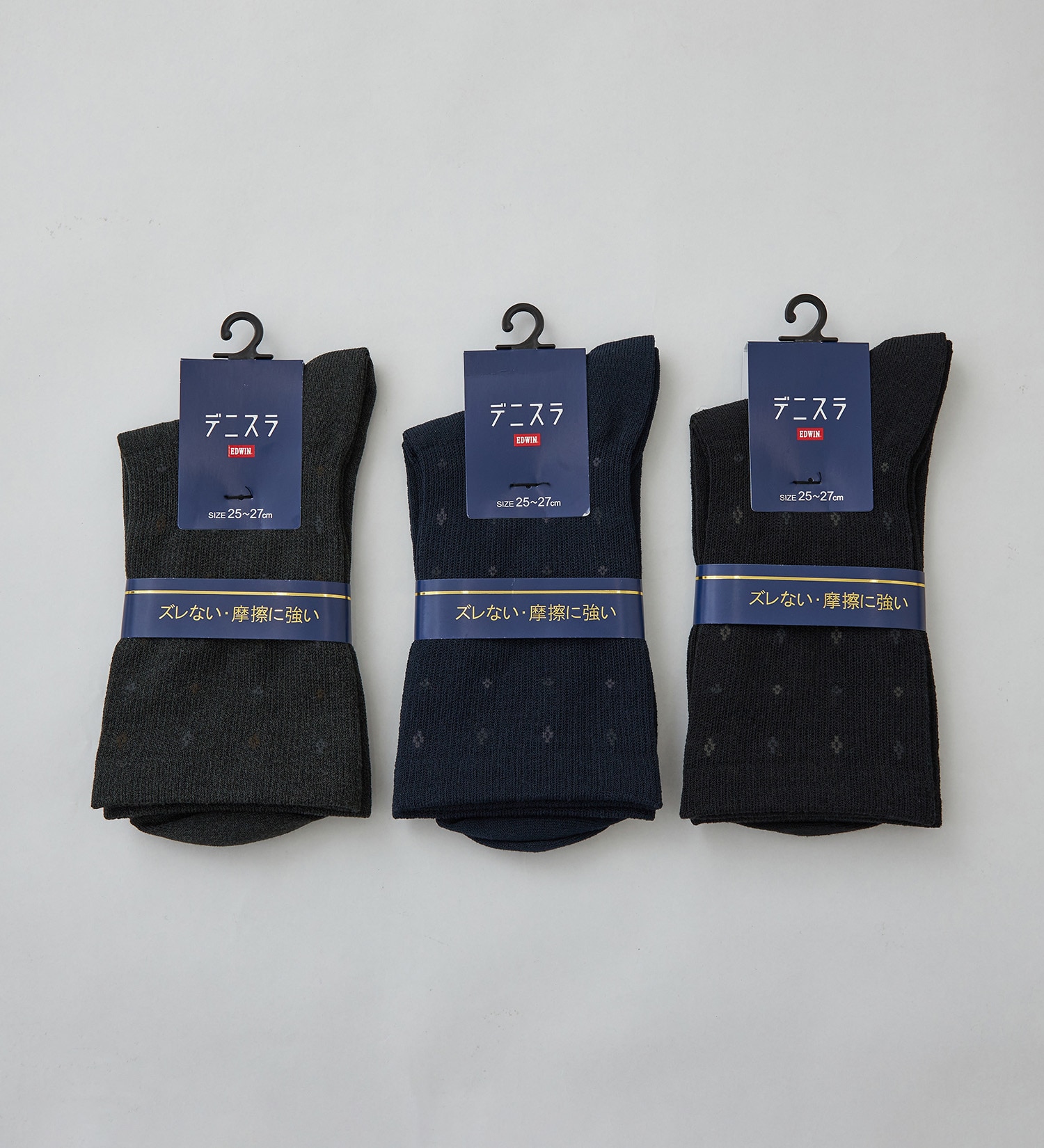 EDWIN(エドウイン)のデニスラ ソックス 靴下 ドット柄|ファッション雑貨/靴下/メンズ|チャコールグレー
