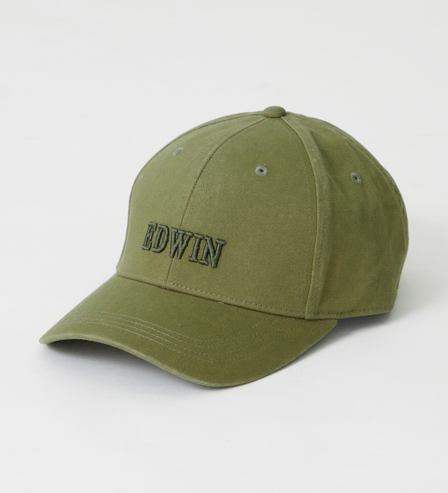 EDWIN(エドウイン)のツイル キャップ 25ED-SHC-1|帽子/キャップ/メンズ|オリーブ